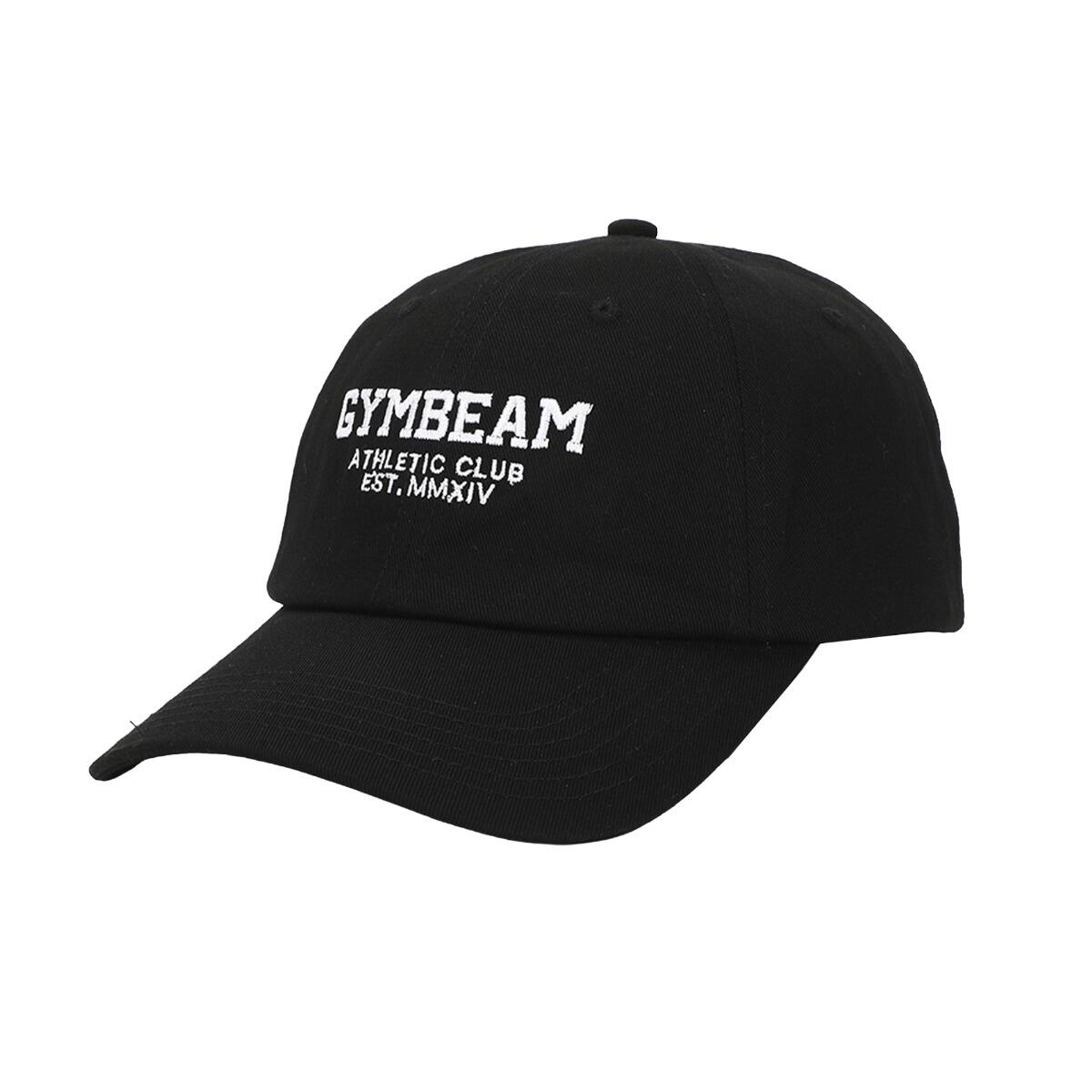 Czapka unisex fitness z daszkiem czarna Athletic Club 2/5