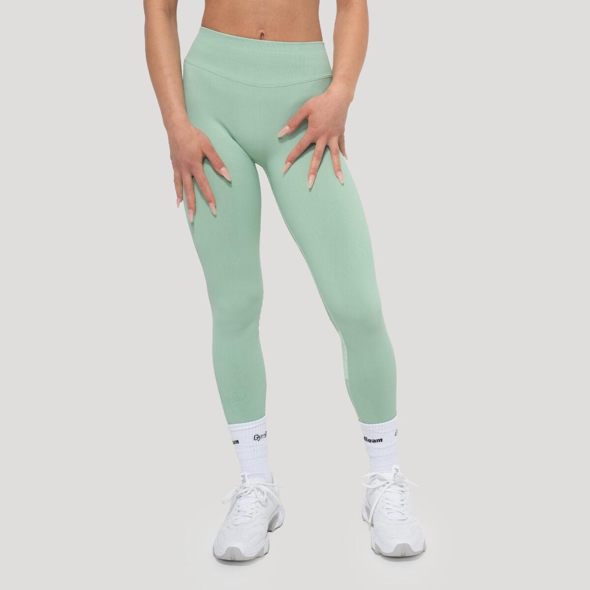 Leggings donna palestra slim verdi Luma 3/7