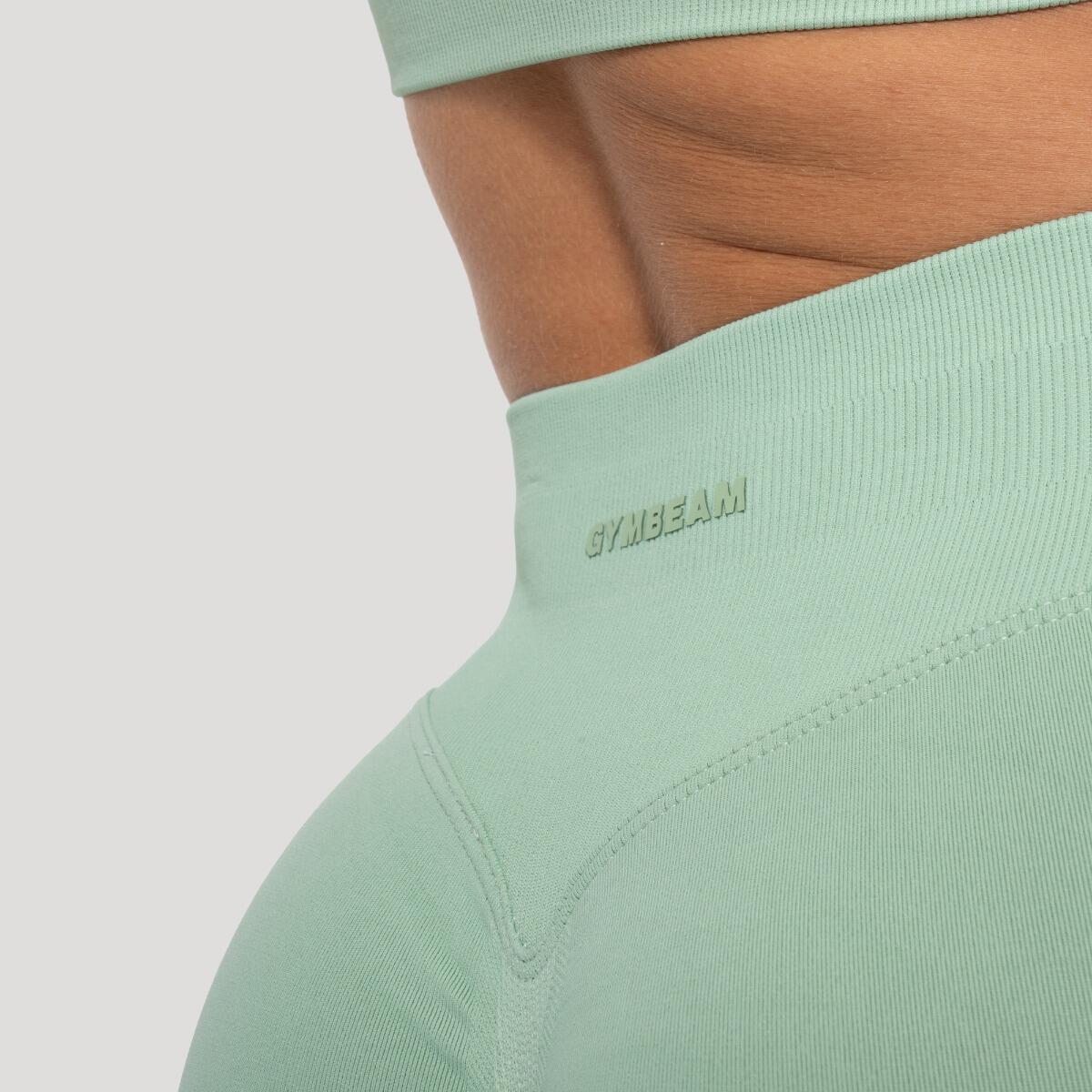 Leggings donna palestra slim verdi Luma 5/7