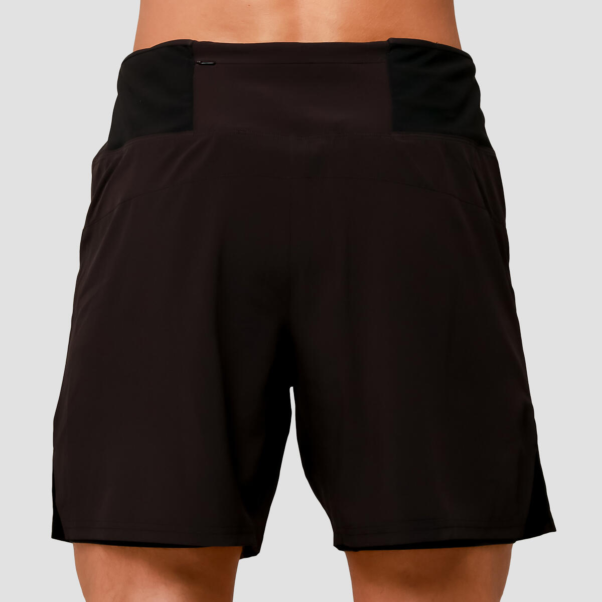 Pantaloncini uomo running slim neri Pulse 3/7
