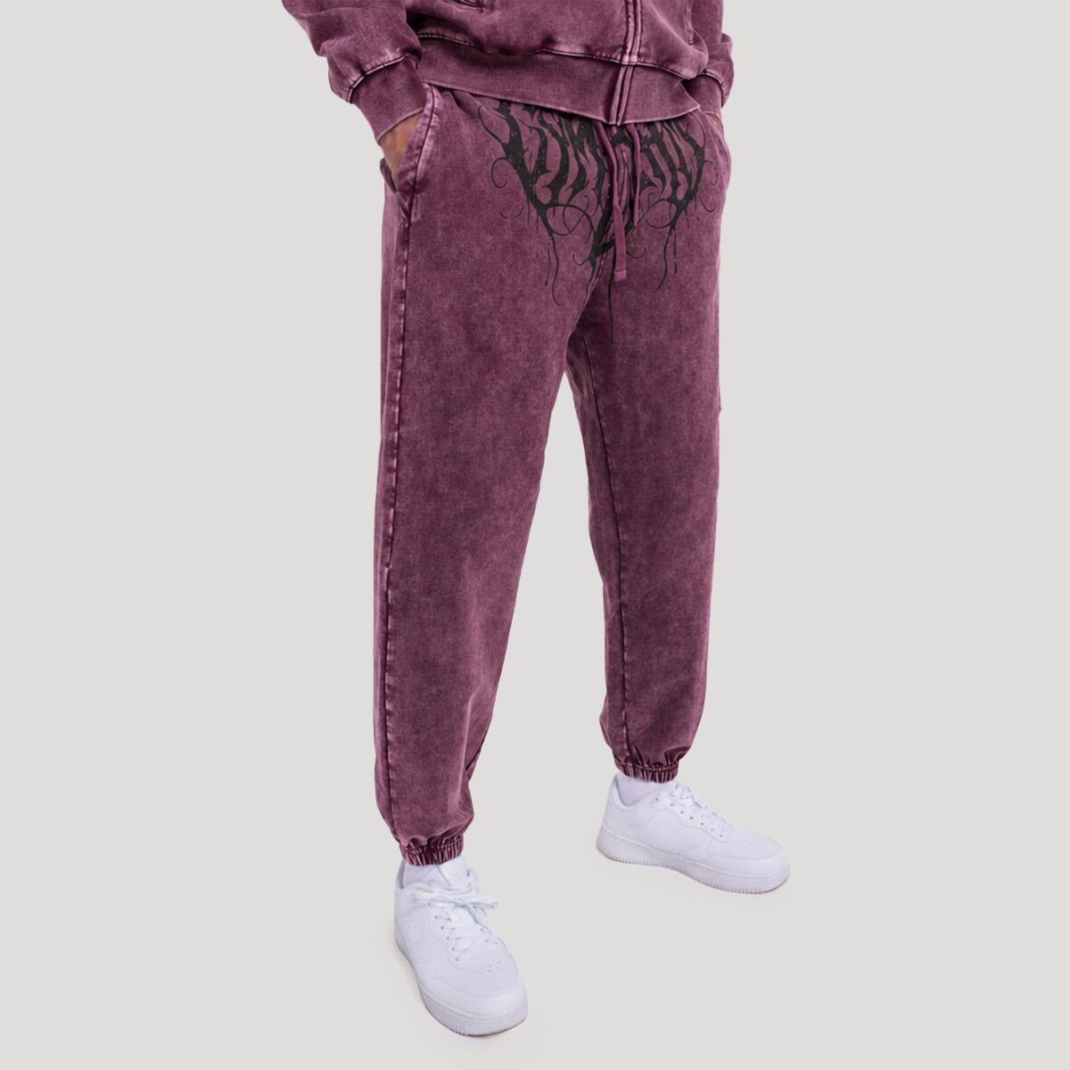 Pantaloni uomo oversize viola Abyss 2/6