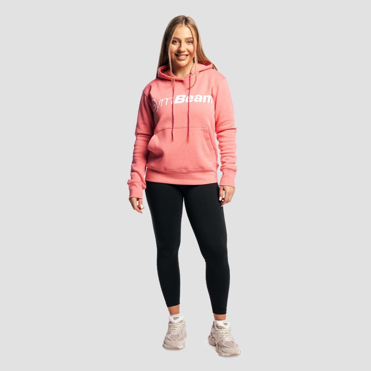 Felpa donna allenamento con cappuccio rosa Athlete 4/7