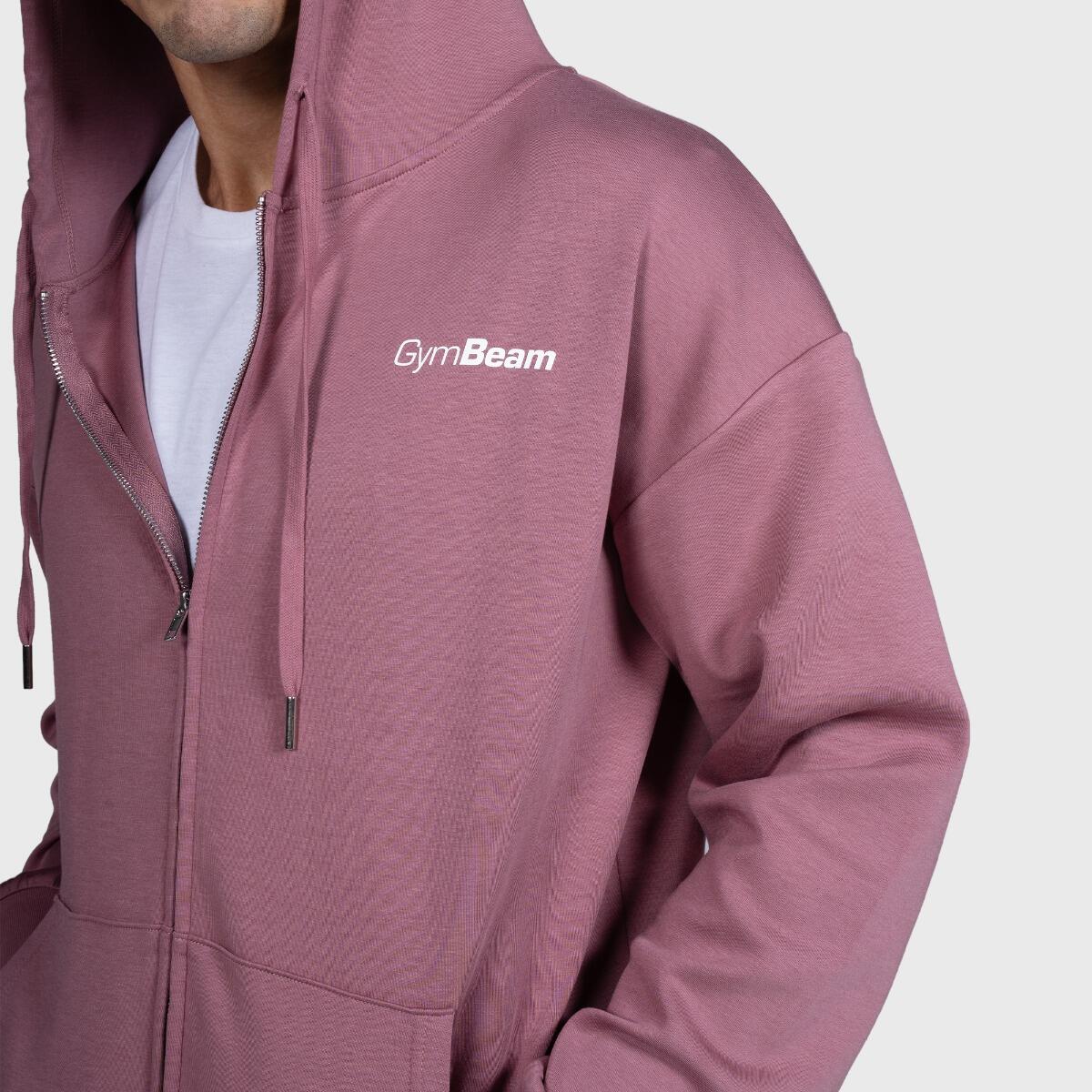Felpa uomo con cappuccio oversize rosa Relay 2/7