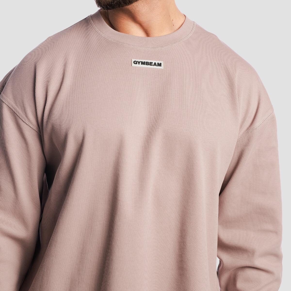 Felpa uomo oversize rosa Aura 2/7