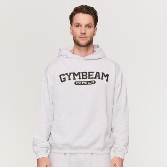 Bluza męska fitness z kapturem oversize Varsity