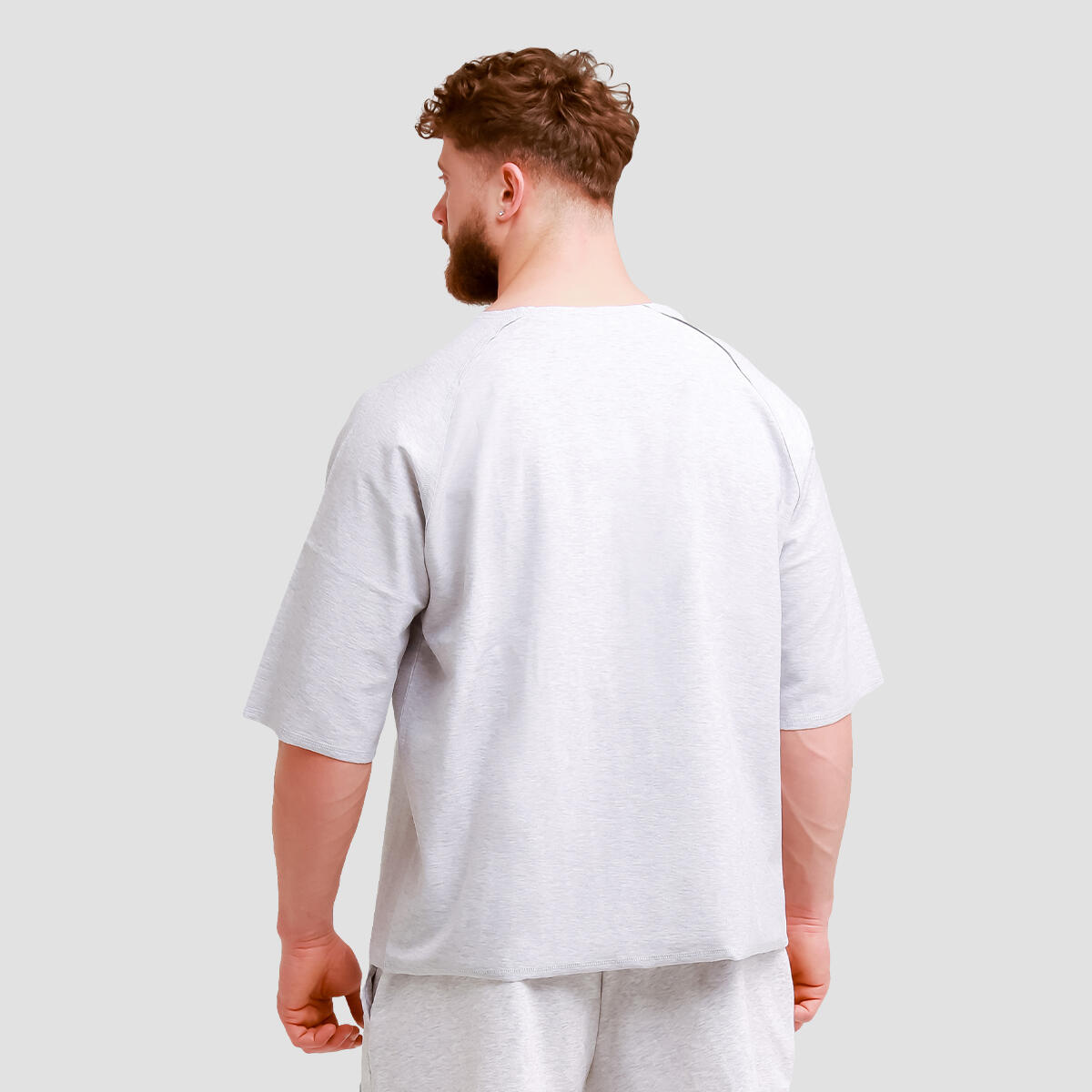 T-shirt uomo oversize grigia Unity 3/7