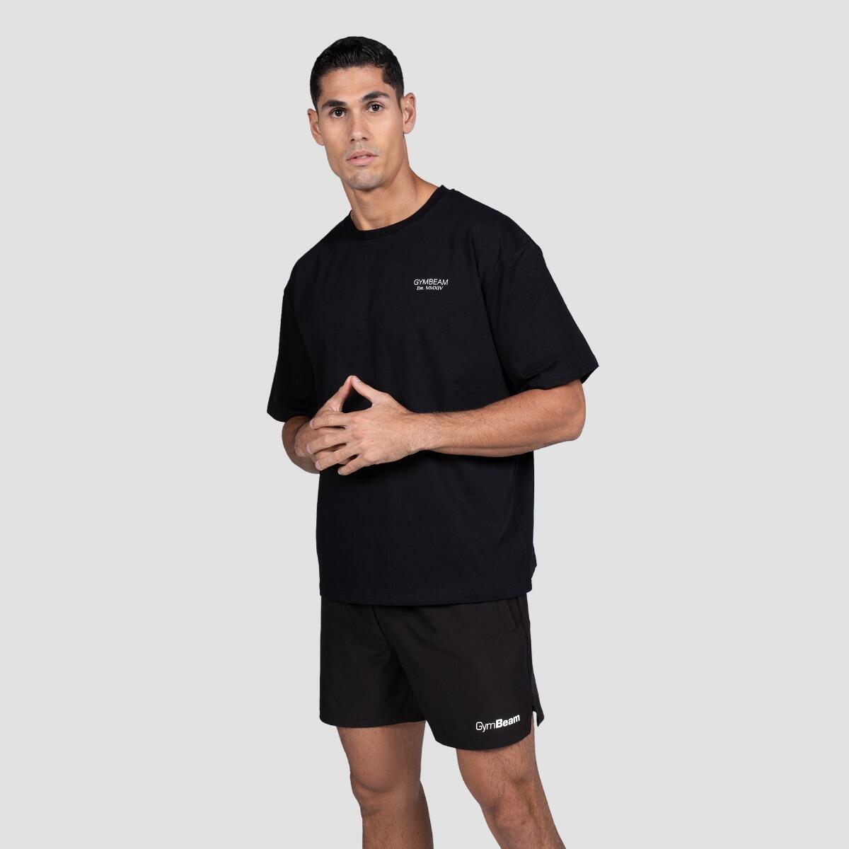 T-shirt uomo palestra oversize nera Lifting Heavy 2/7