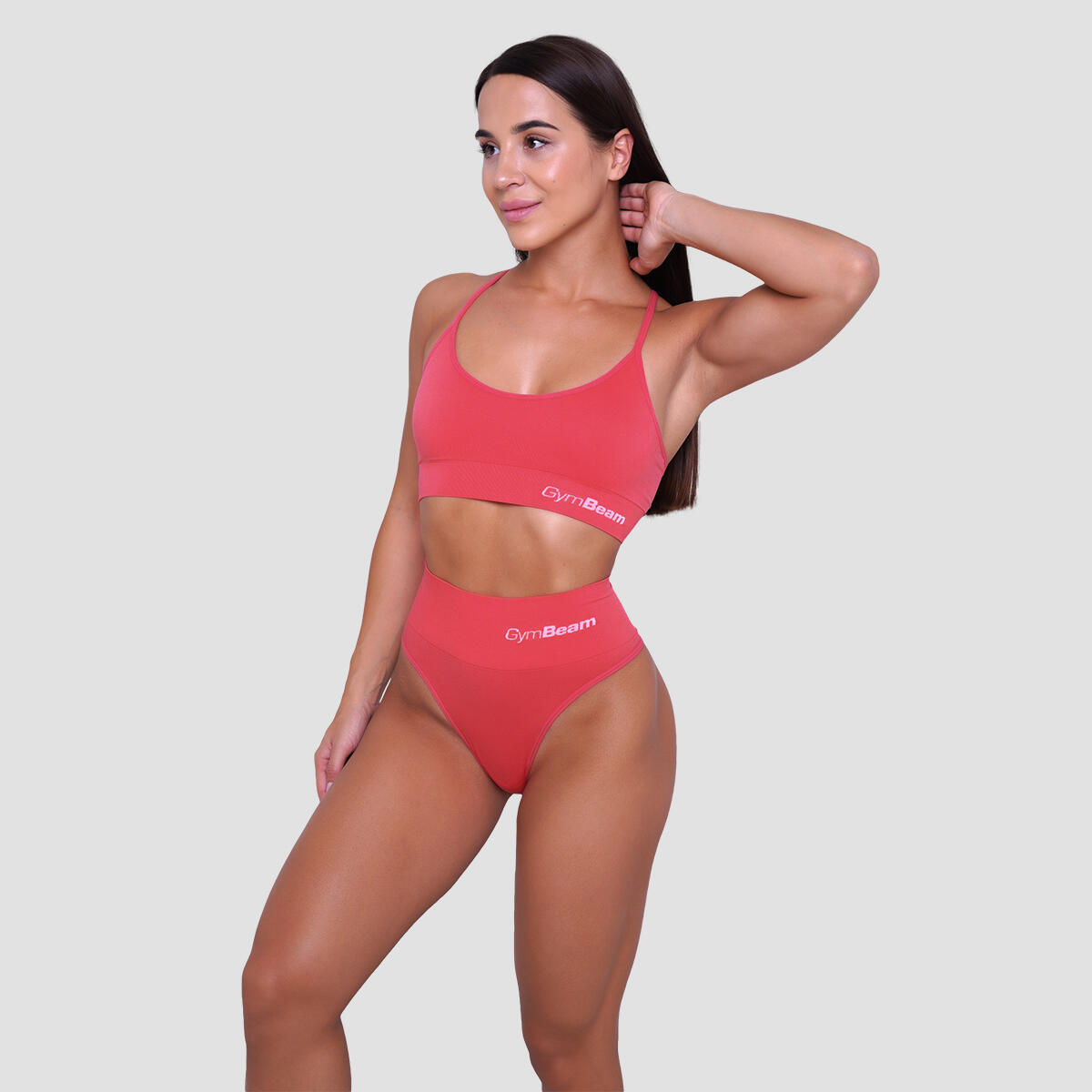 Slip donna brasiliani senza cuciture rosa 4/7