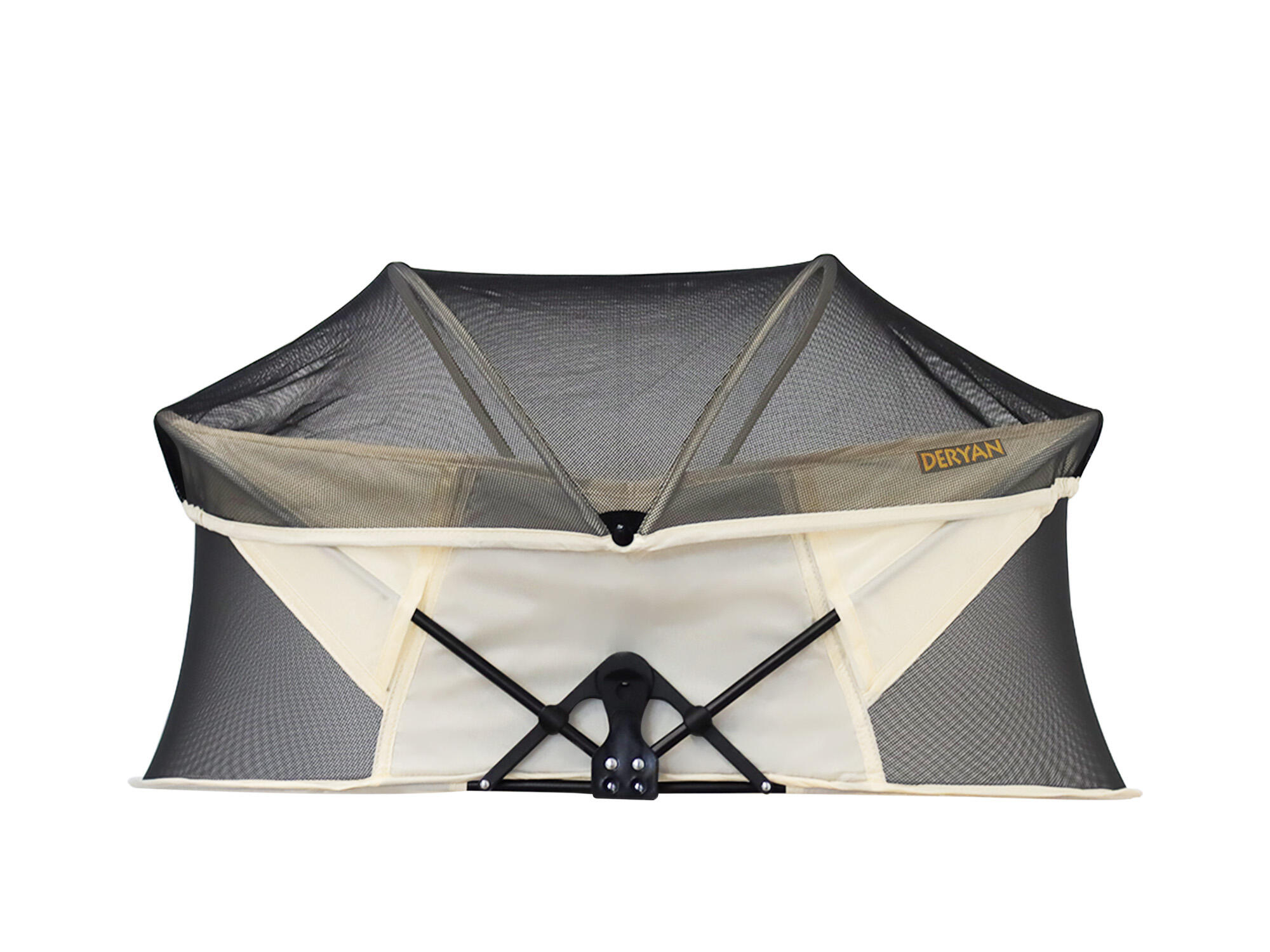 Deryan Moustiquaire Vintage 245 cm - Ciel de lit - Moustiquaire Canopy - Nougat