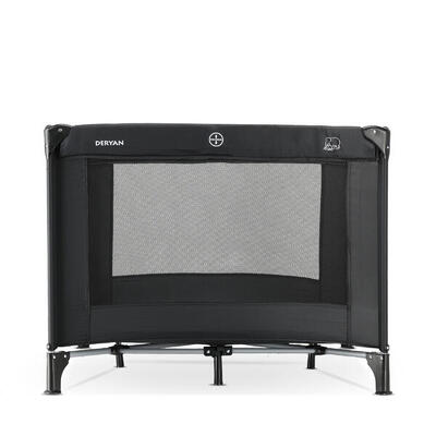 Deryan Box Bambini – Box Pieghevole – 100x100 cm – Nero