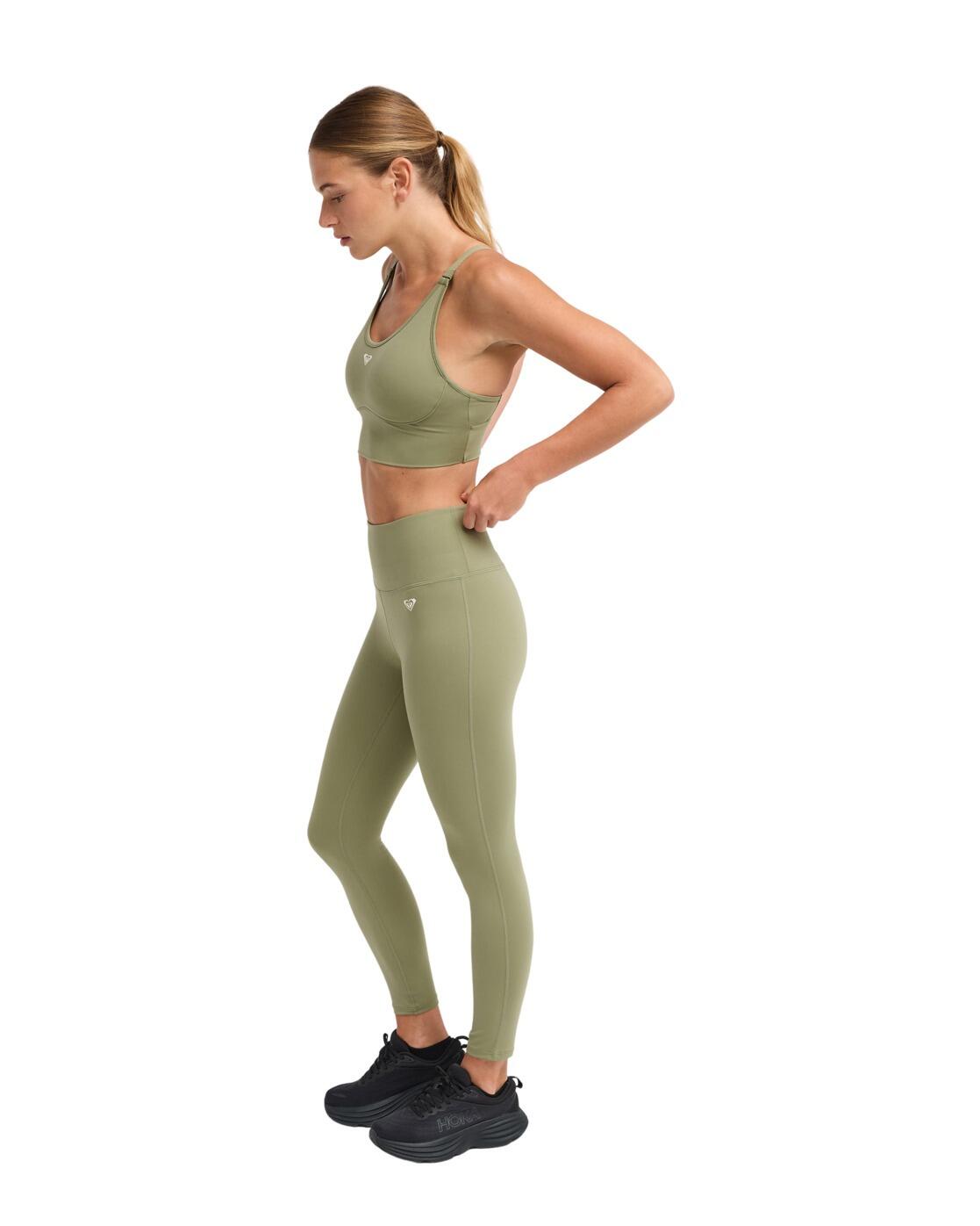 Sport-Leggings HEART INTO IT ANKLE Grün Frauen 3/4