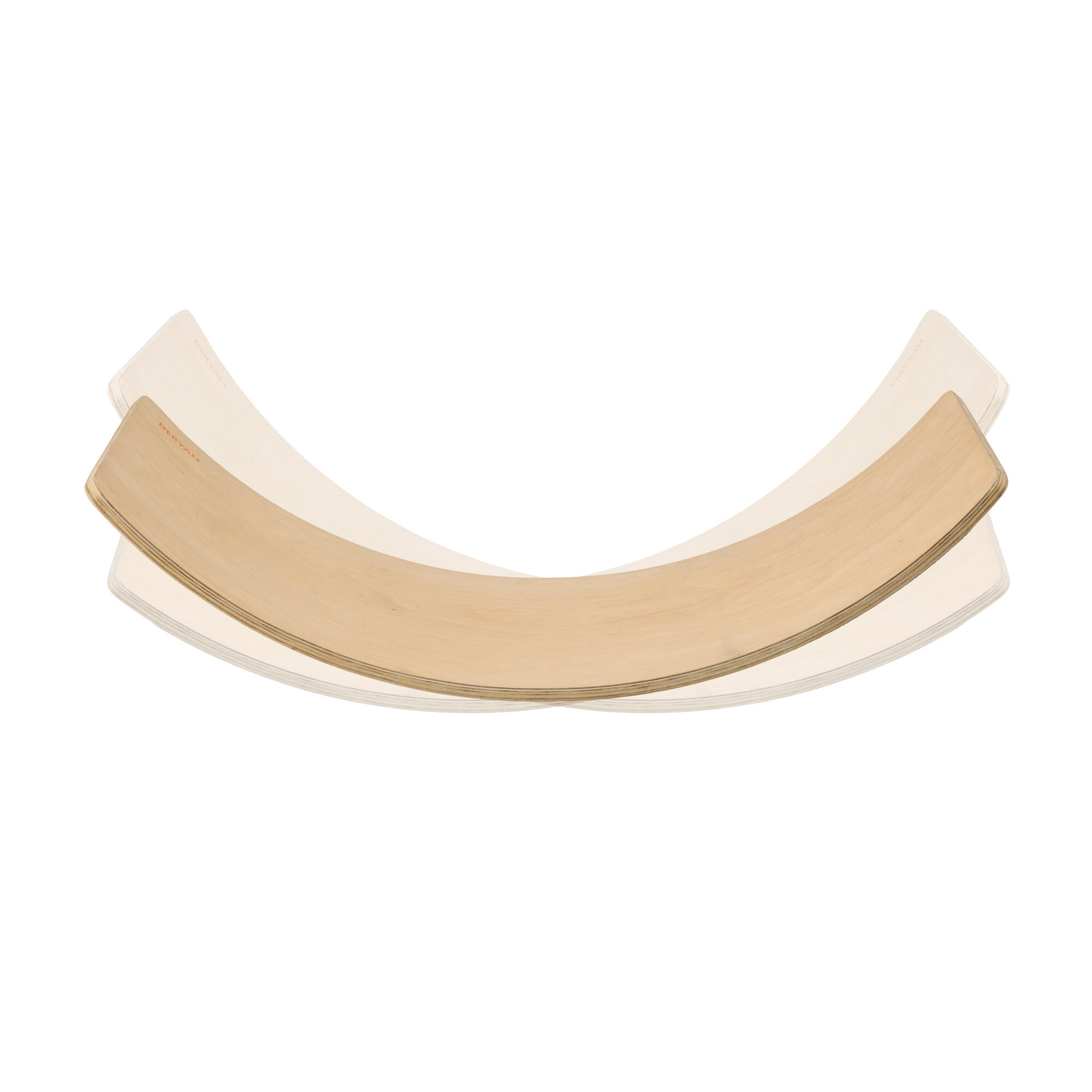 Luxe Balance board XL - Balansbord - Blank gelakt sterk beukenhout - 90cm + Vilt 4/7