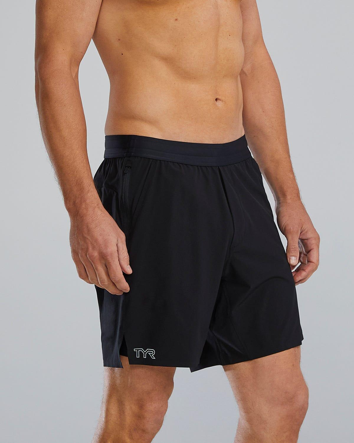 Short homme TYR Hydrosphere™ doublé — 18 cm — entraînement & polyvalence 4/5