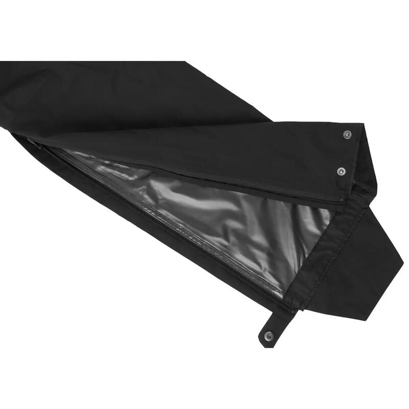 Pantaloni de ploaie femei ciclism impermeabili respirabili Essential II Negru