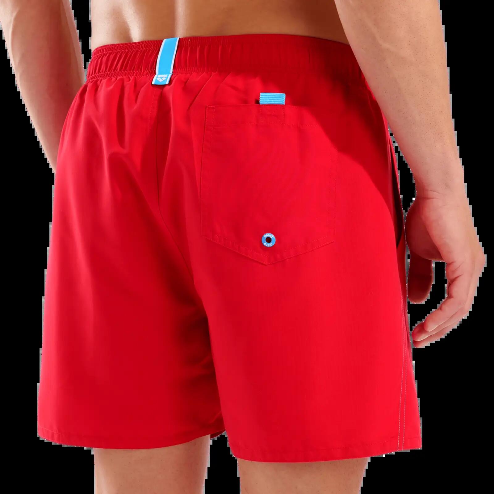Heren Fundamentals Zwemshort Rood 6/6
