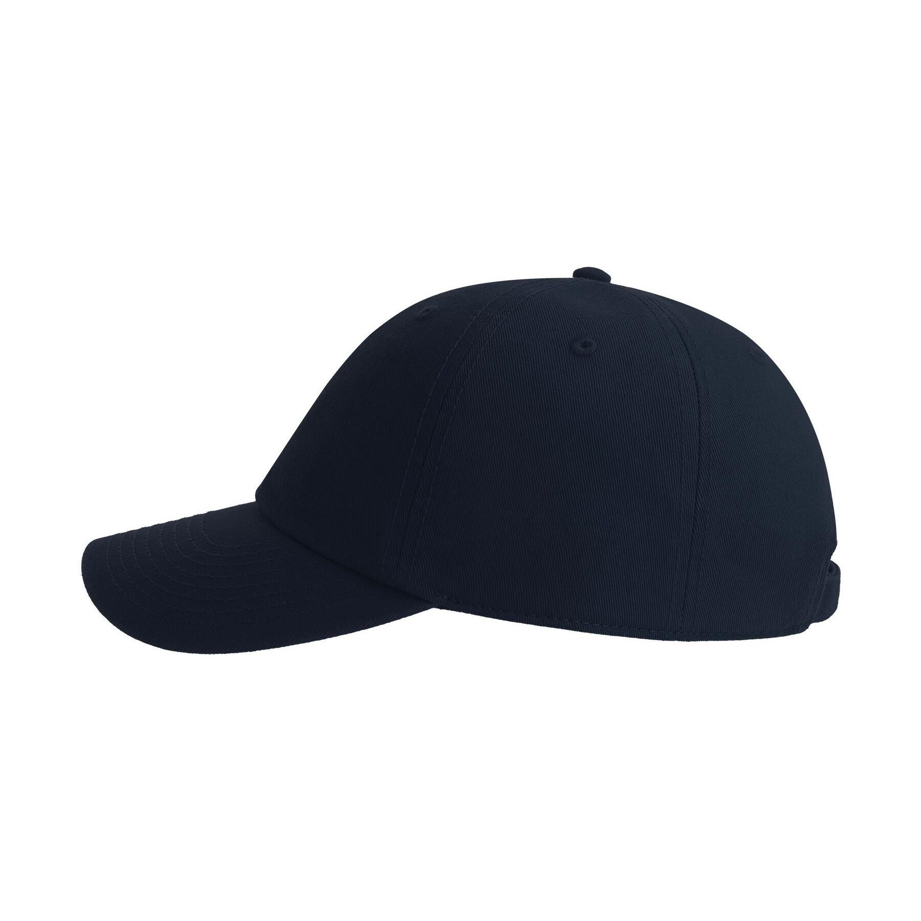 Dad Hat Unstructured 6 Panel Cap (Navy) 3/4