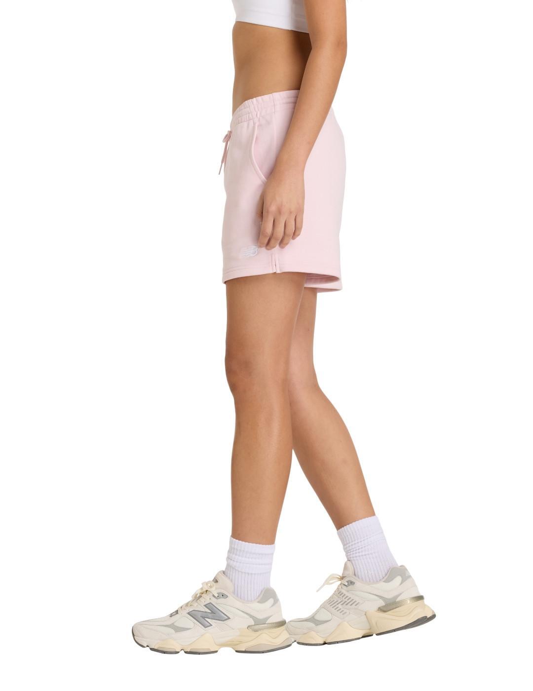 Bermudes et shorts pour femme New Balance Essentials rose 2/4