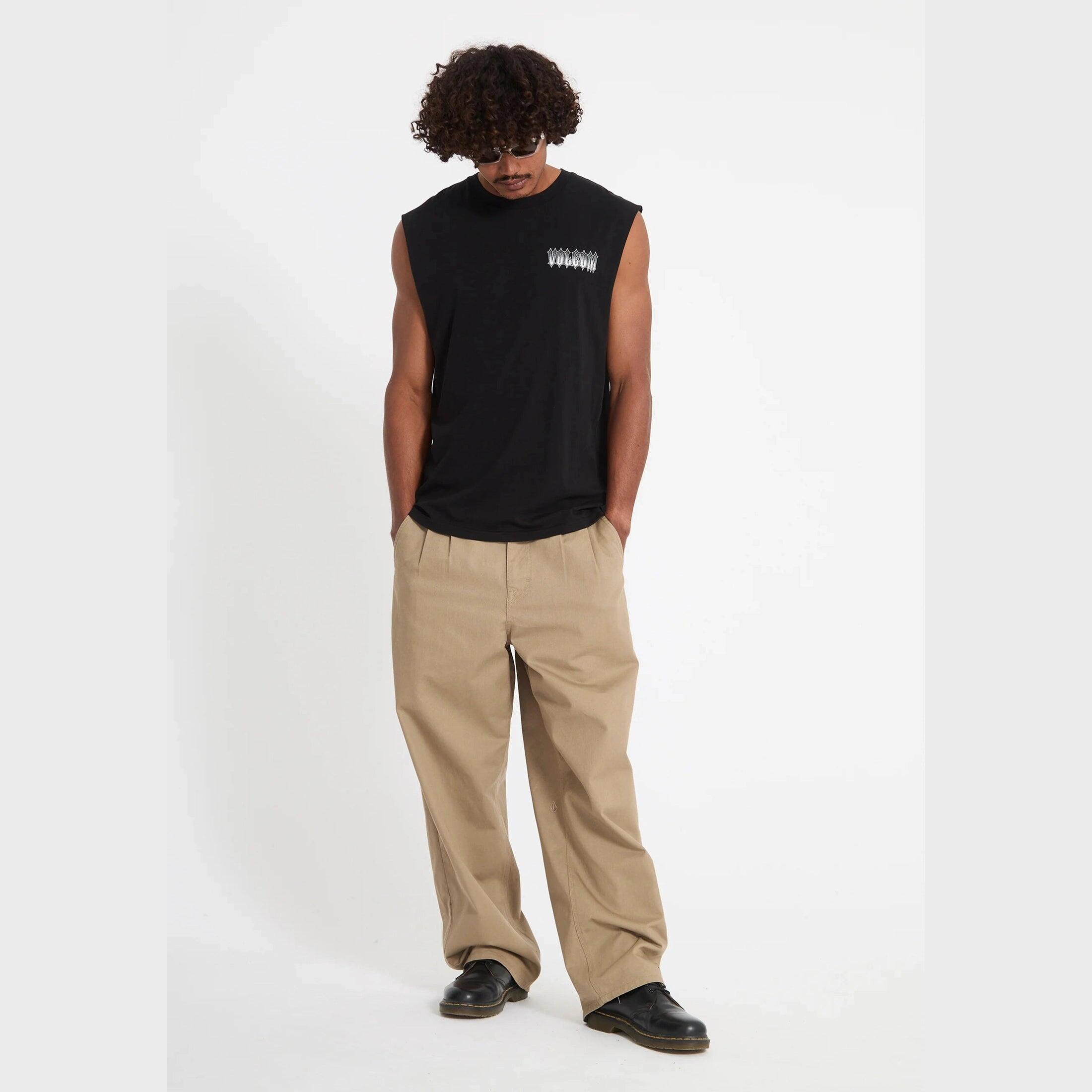 Volcom Gamma Doom schwarzes Tanktop 6/7
