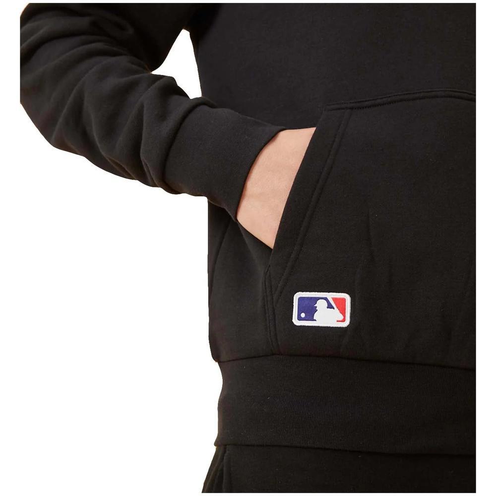 Sudadera con capucha para hombre New era Mlb tm logo metallic en color negro 4/5