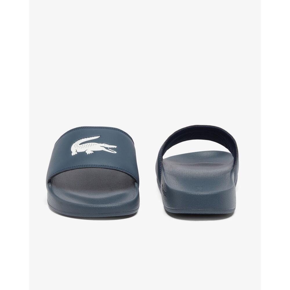 Chinelos Lacoste Serve Slide 0.0 Azul Marinho 4/6