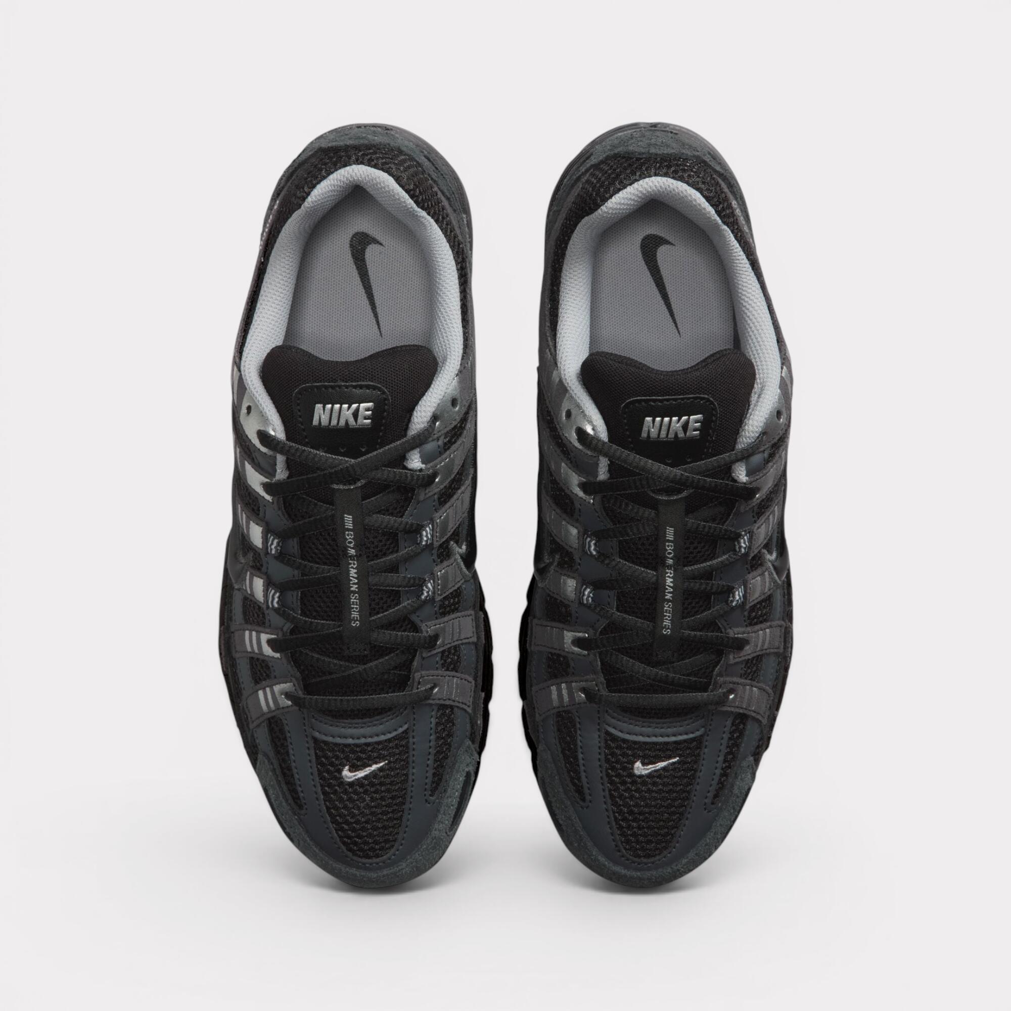 Nike P-6000 SE Anthracite Suede Black Chrome Metallic Silver 5/7