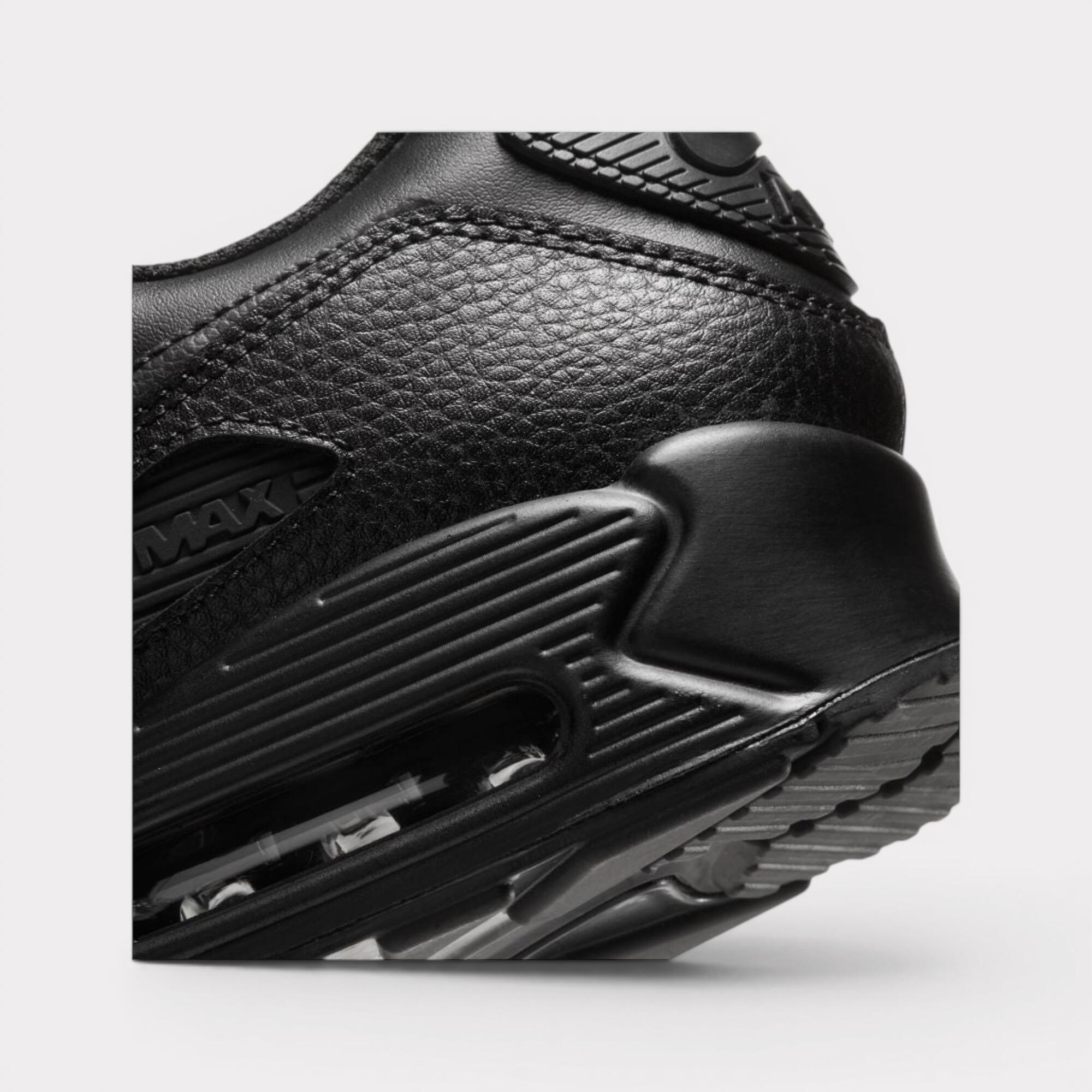 Nike Air Max 90 Leather Triple Black 5/5