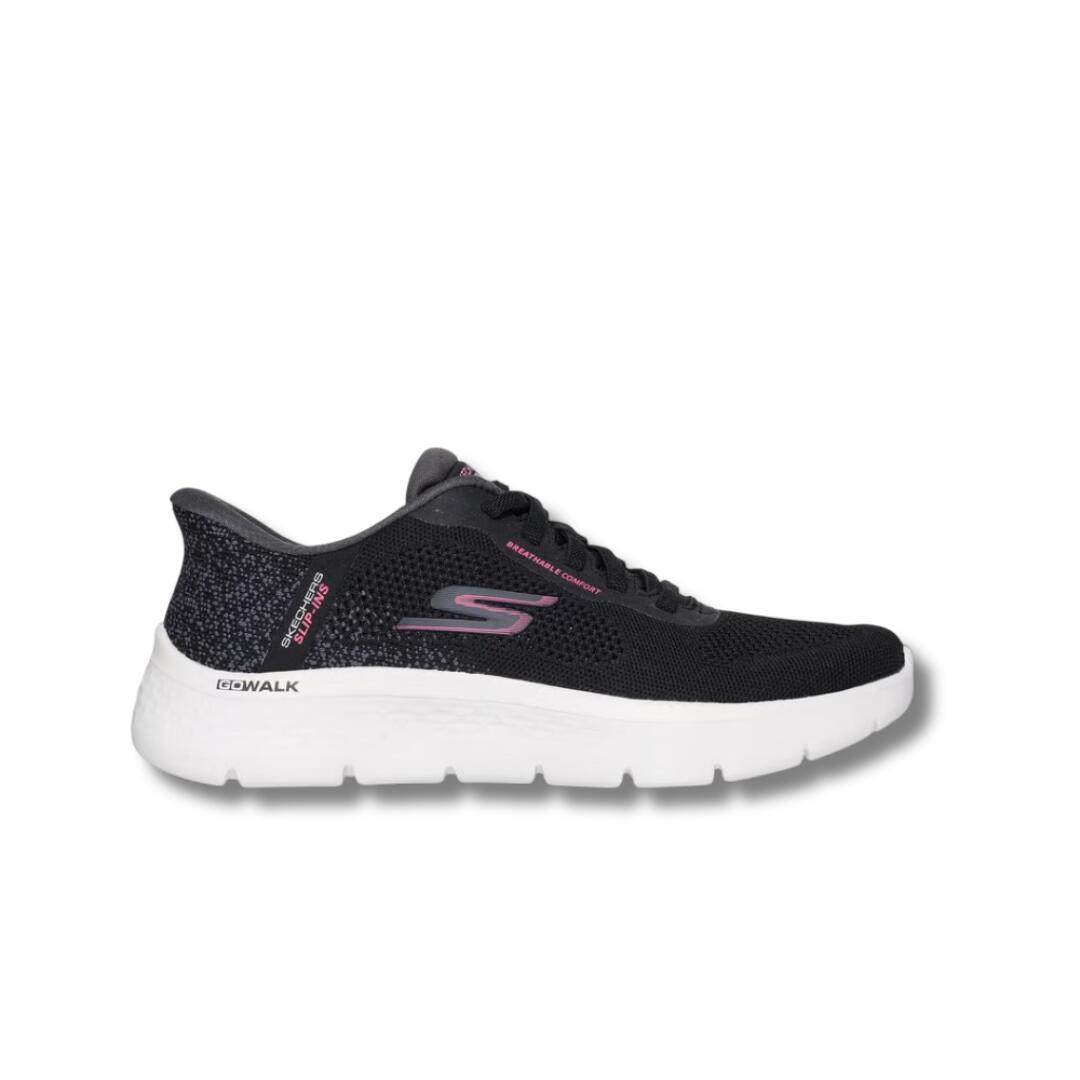 Scarpe da donna Skechers Go Walk Flex nere 6/6