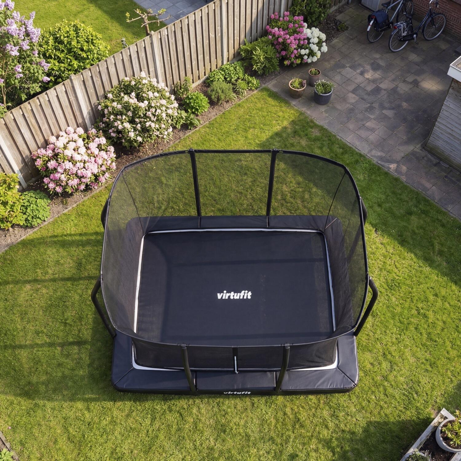 Premium Inground Trampoline met Veiligheidsnet - Rechthoekig - 244 x 366 cm 5/7