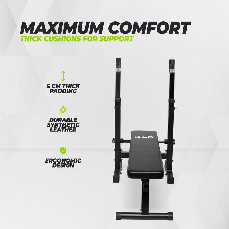 BANCA DE ANTRENAMENT GREUTATI SI ABDOMEN AJUSTABILA VIRTUFIT COMPACT