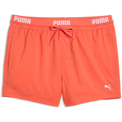 Shorts puma swim men logo short length swim short, oranje, mannen