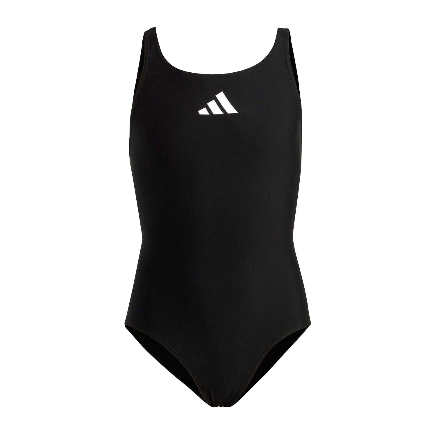 Adidas Girls Small Logo Racerback One Piece Swimsuit