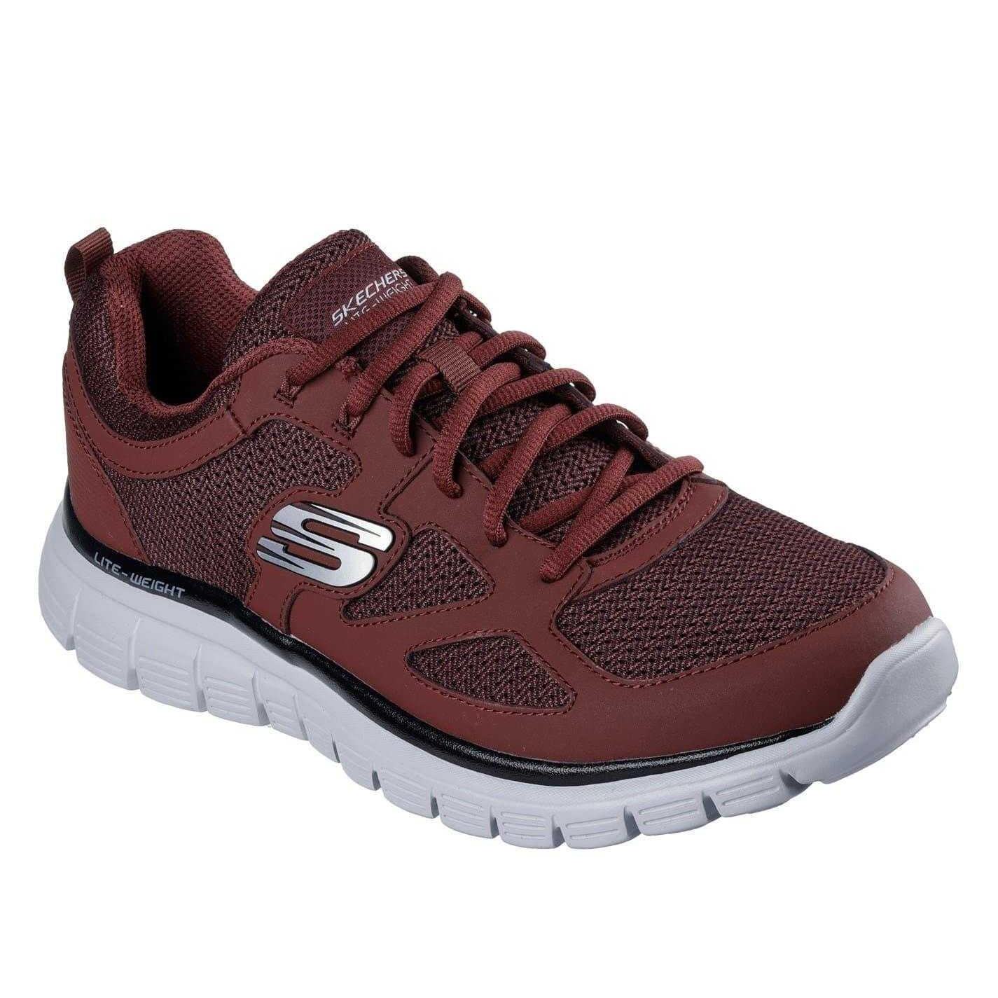 Skechers Mens Burns Agoura Trubuck Leather Trainers