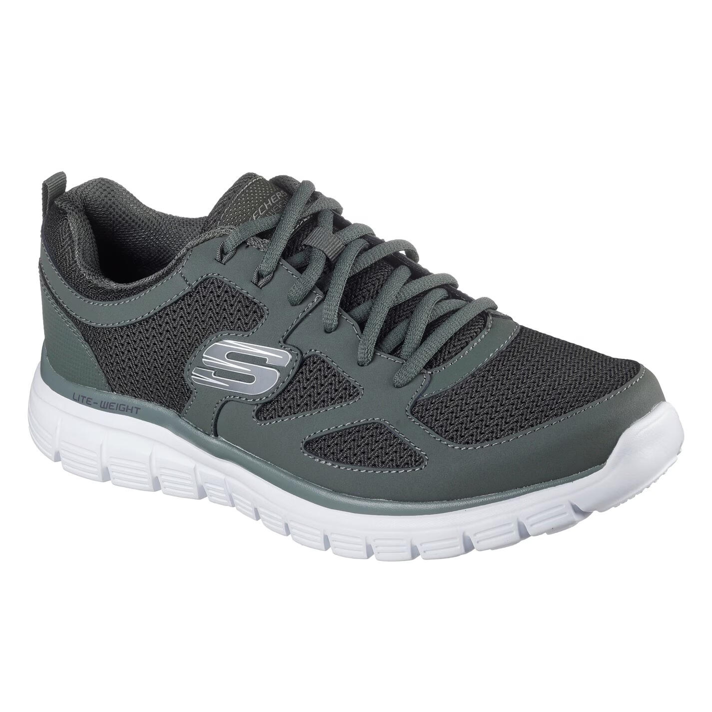 Skechers Mens Burns Agoura Trubuck Leather Trainers