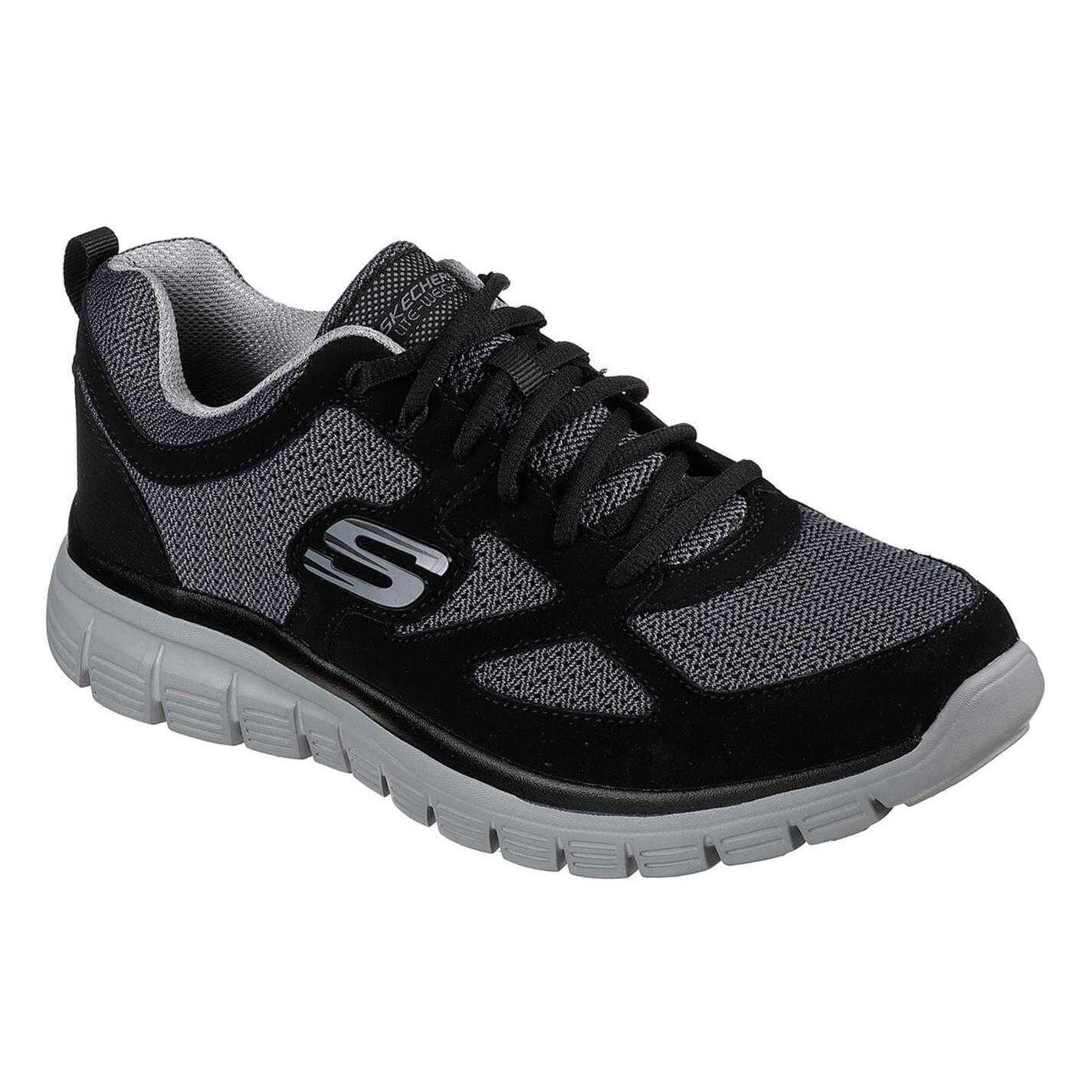 Skechers Mens Burns Agoura Trubuck Leather Trainers