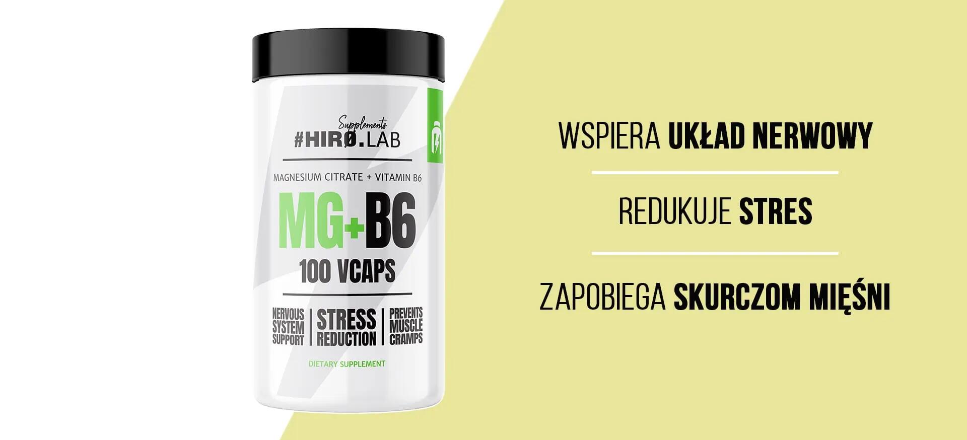 Hiro Lab Magnesium Citrate MG + B6 100 Caps 2/3