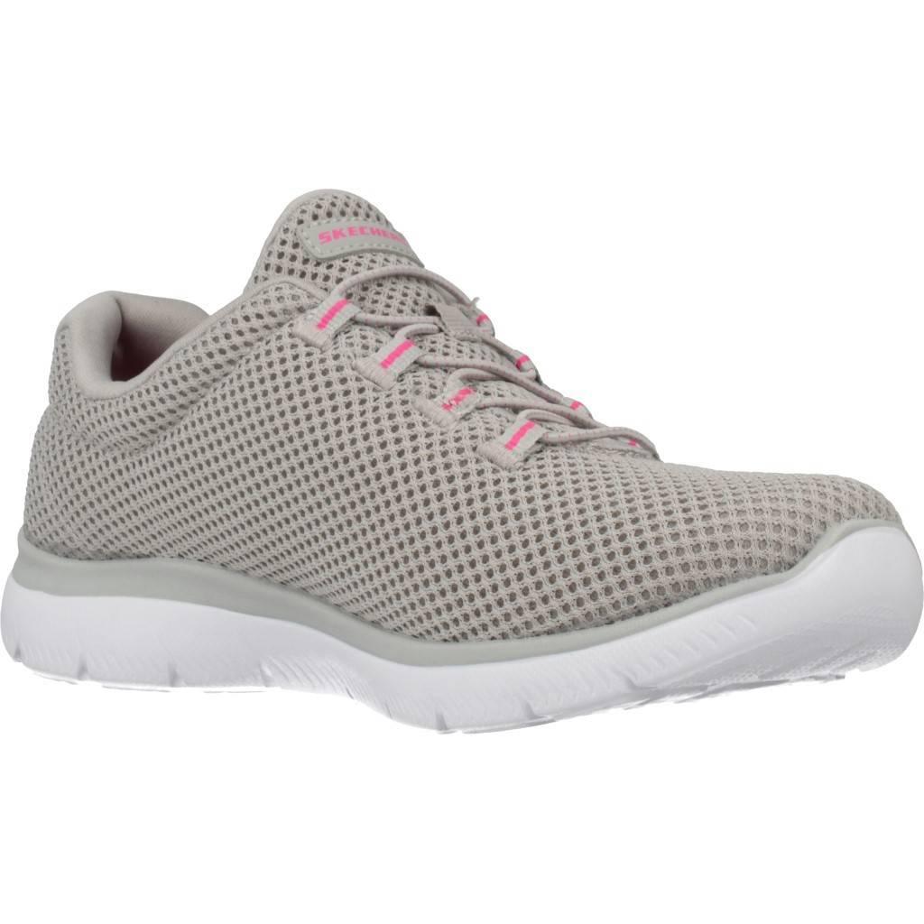 Zapatillas Deportivas Mujer Skechers Mesh Bungee Slip-On Beige 5/5