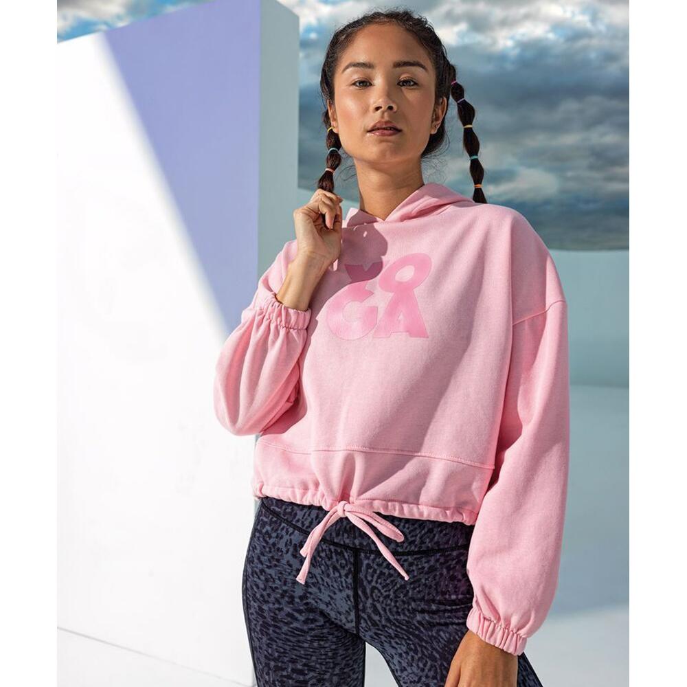 Sweat À Capuche Femme (Rose Clair) 4/4