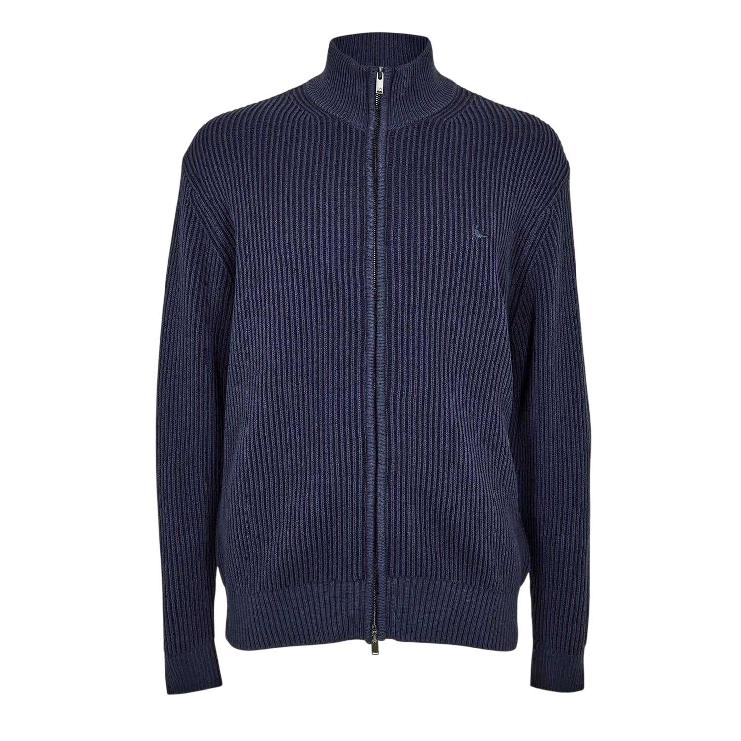 Burberry Mens Zip Funnel Neck Cardigan