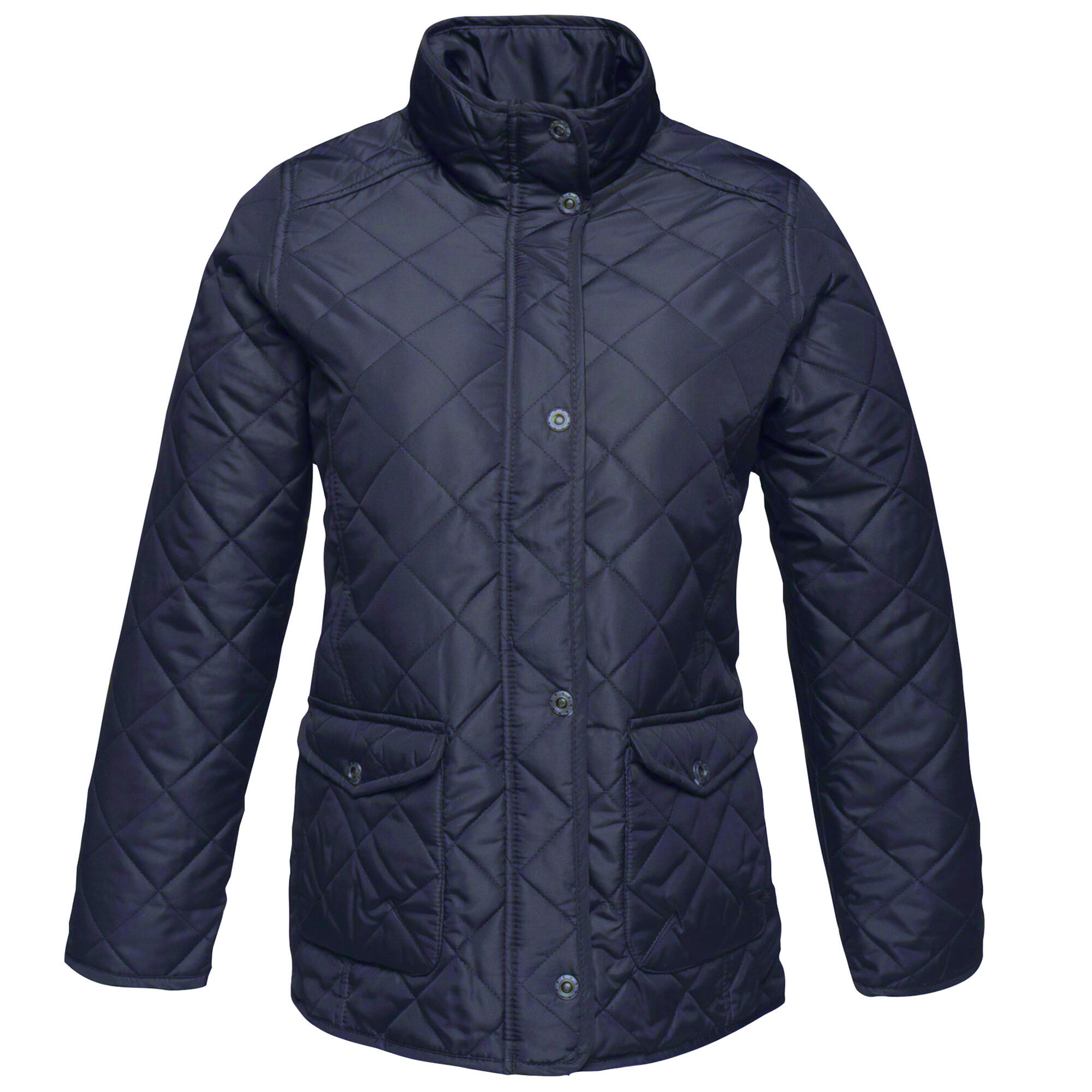 Womens/Ladies Tarah Quilted Jacket (Navy) 1/4