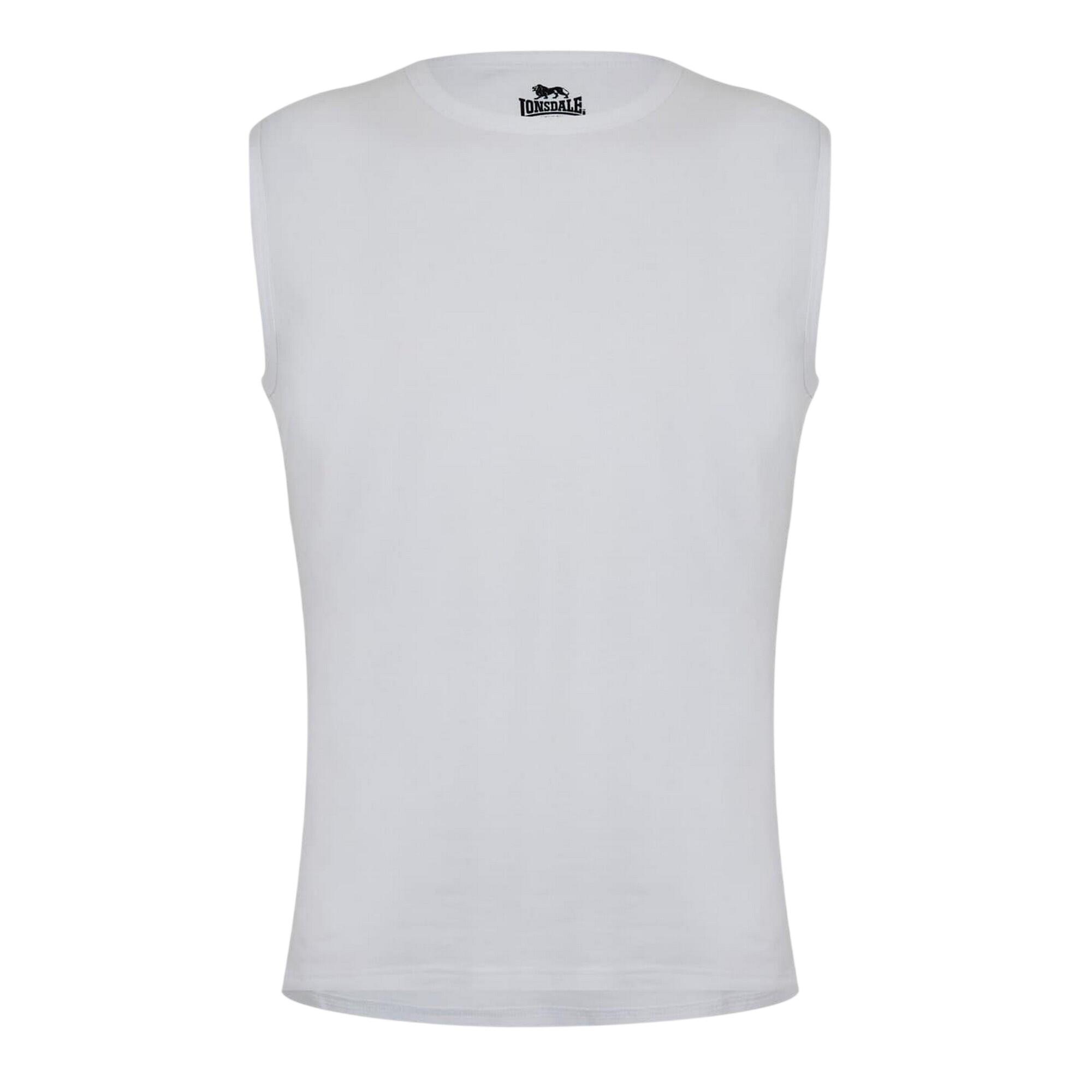 Lonsdale Mens Plain Sleeveless Vest Top