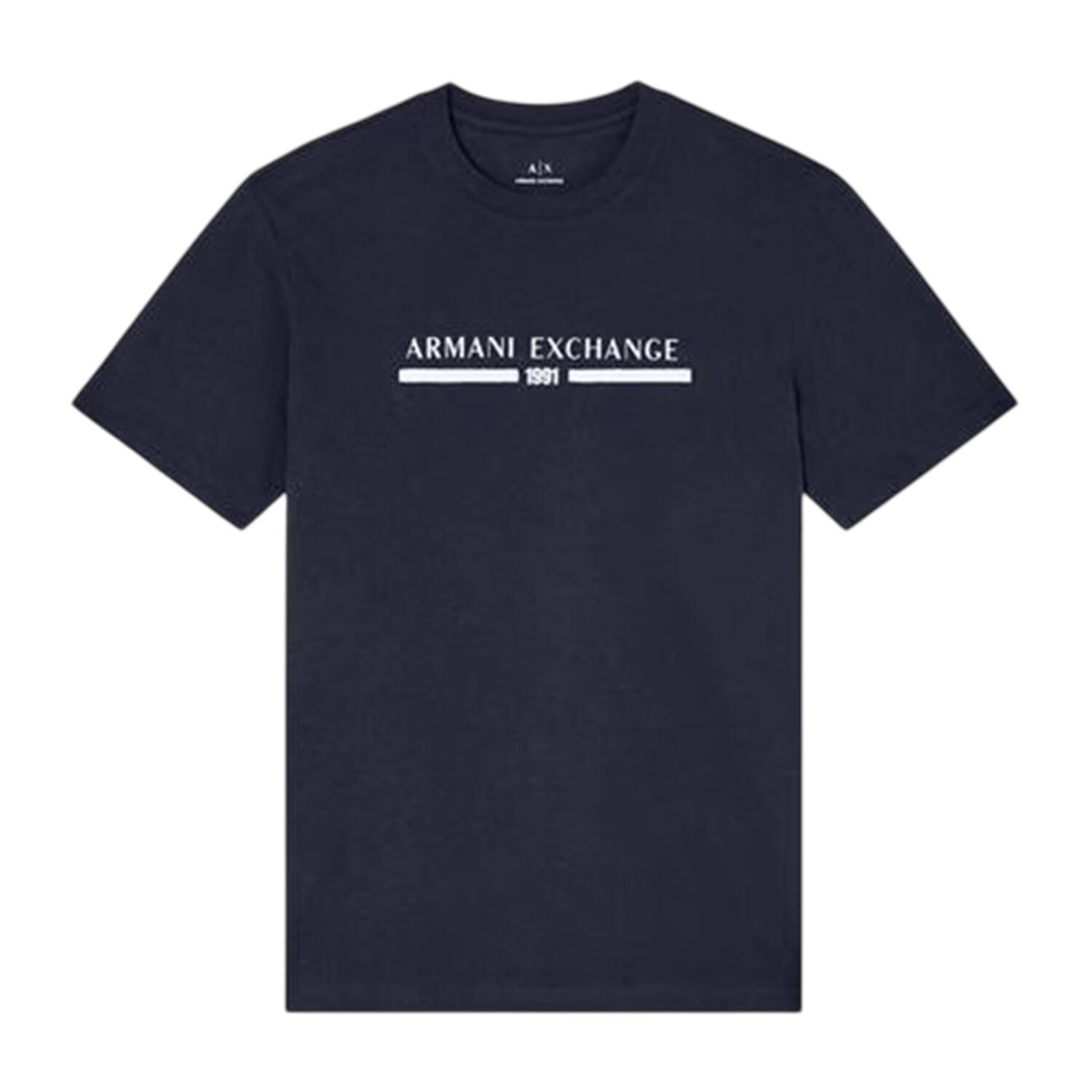 Armani Exchange Mens Linear Logo T-Shirt