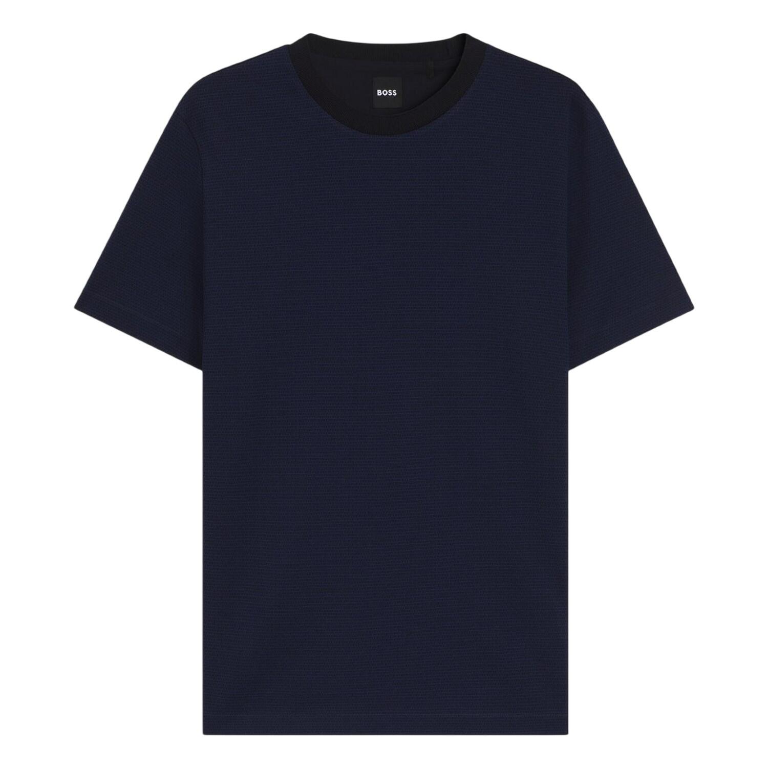 Boss Mens C-Thompson Ribbed Collar T-Shirt