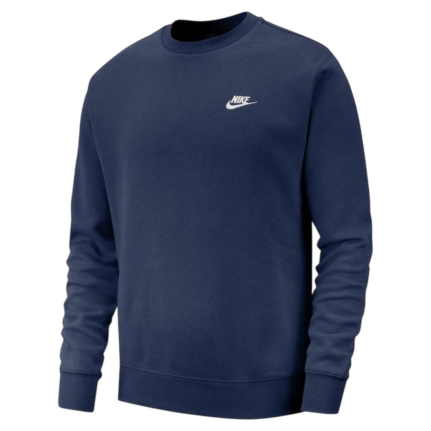 Nike Mens Club Logo Crew Neck Sweatshirt