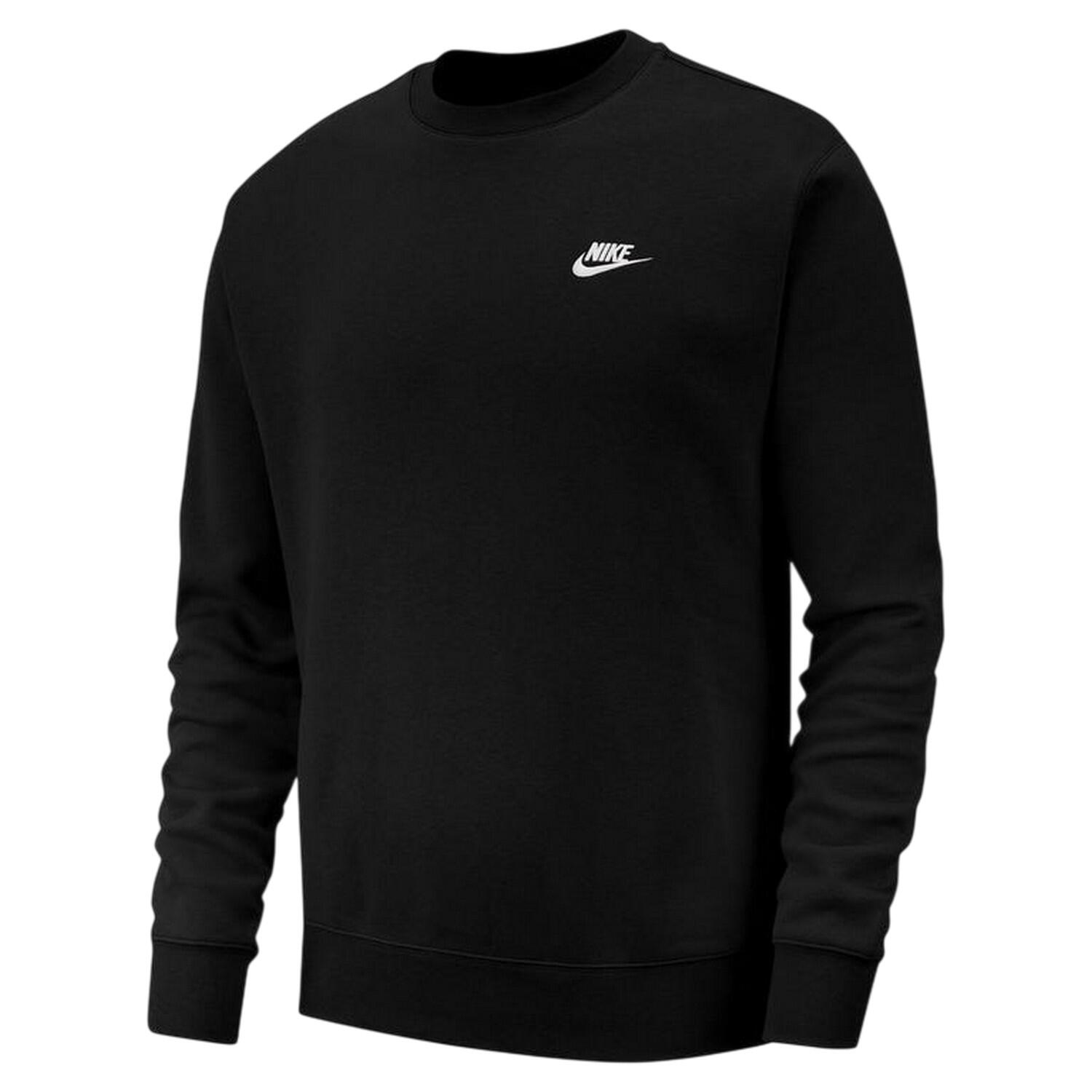 Nike Mens Club Logo Crew Neck Sweatshirt