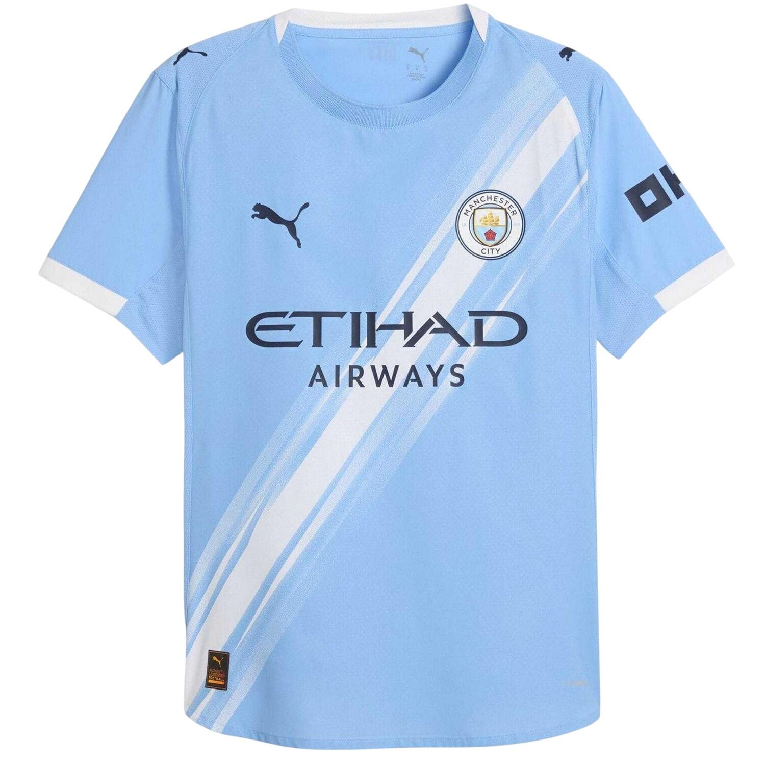 Puma Mens Authentic 25/26 Manchester City FC Home Jersey
