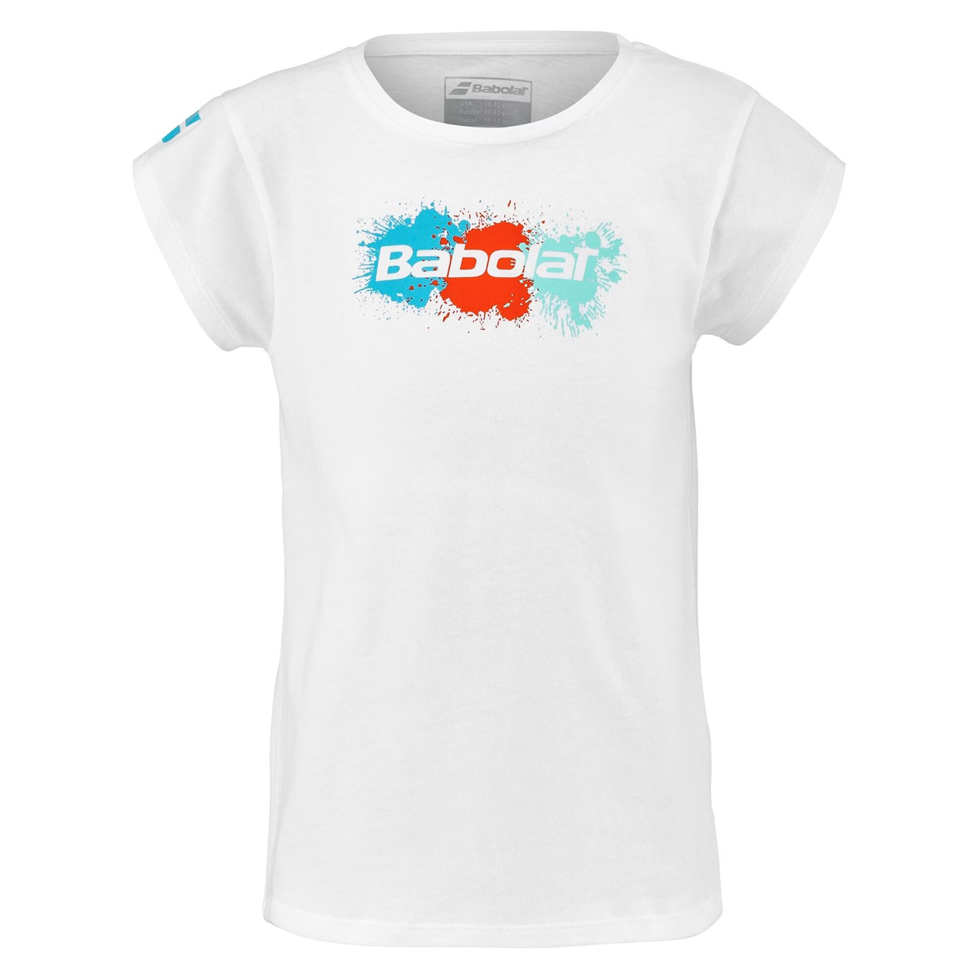 Babolat Childrens/Kids Paint Splatter Crew Neck Regular T-Shirt