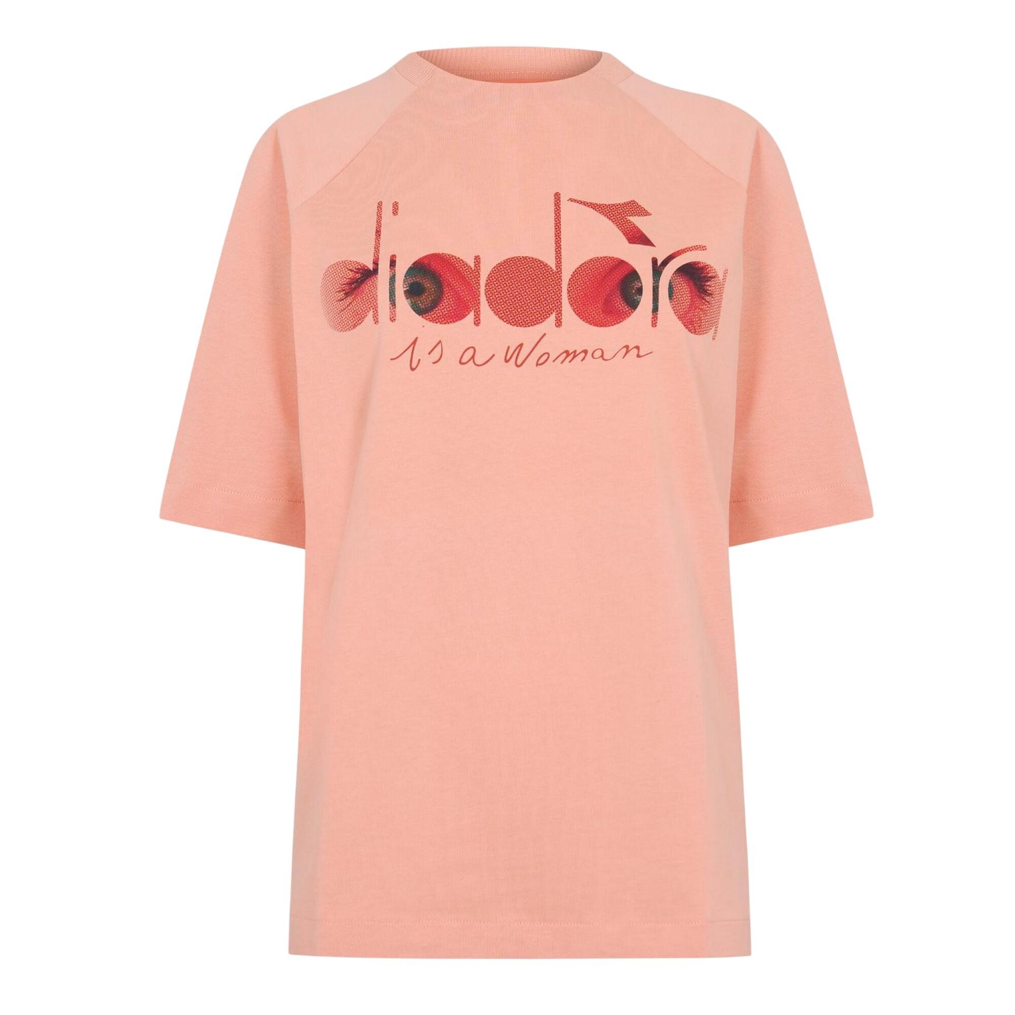 Diadora Womens/Ladies Flowers Crew Neck Raglan T-Shirt