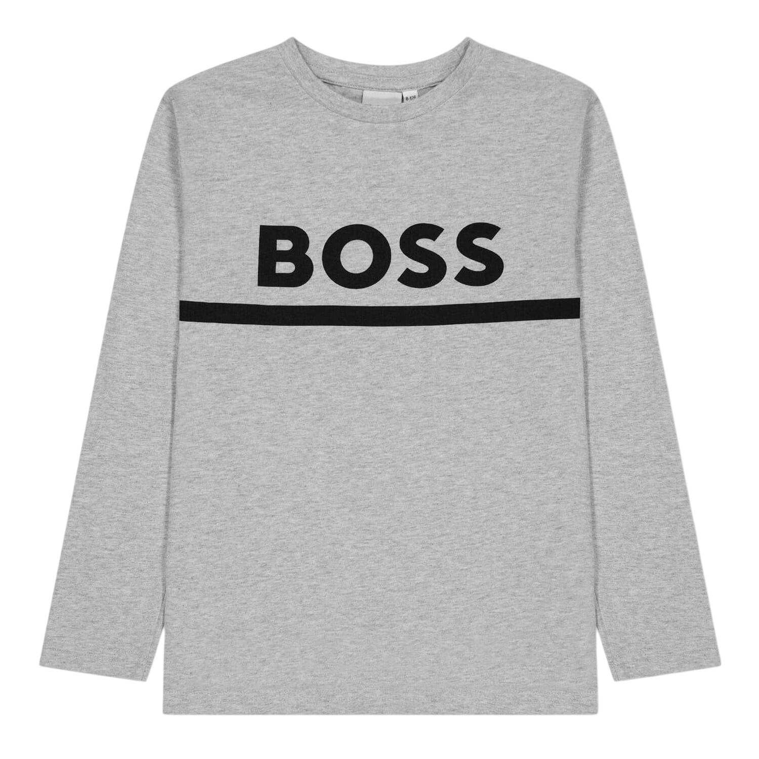 Boss Childrens/Kids Logo Long-Sleeved T-Shirt