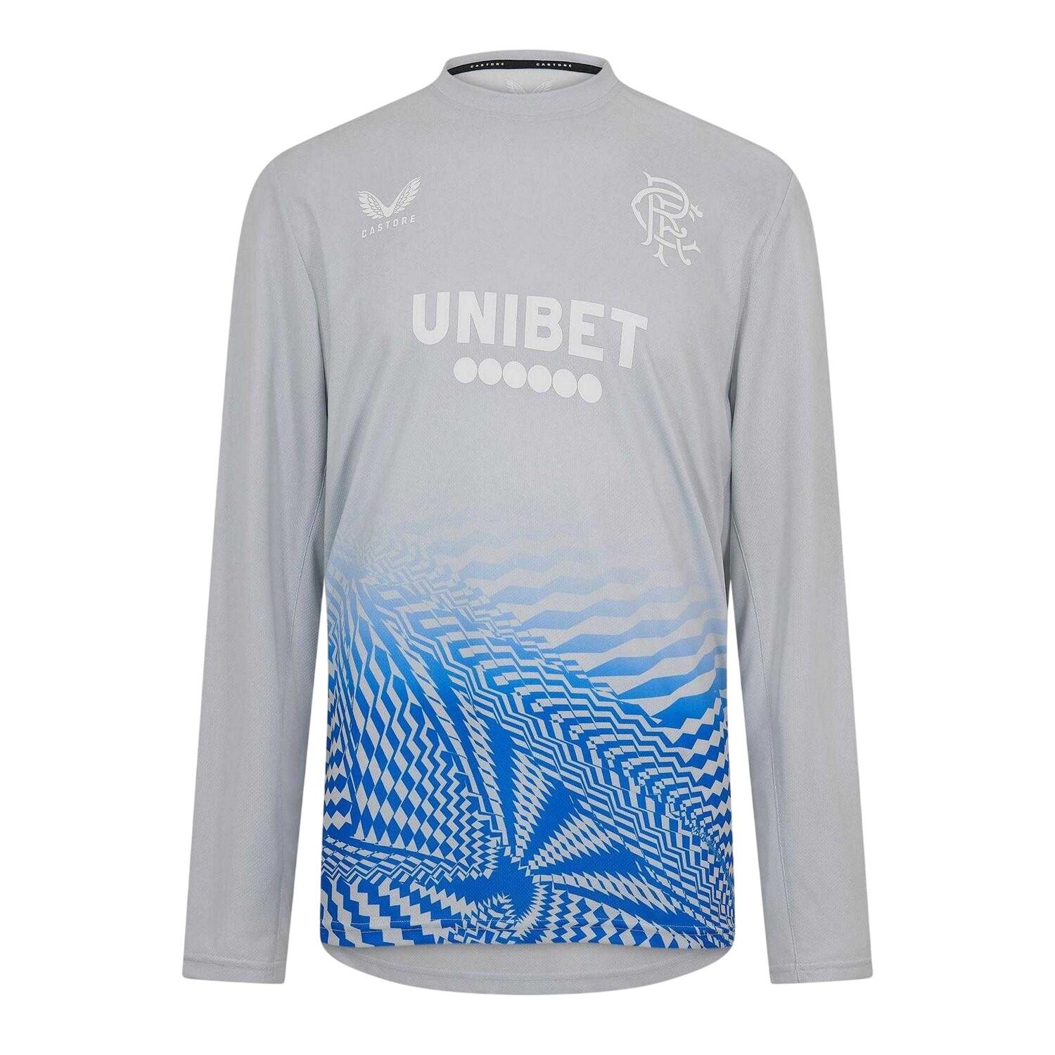 Castore Unisex Adult Rangers FC Performance Long-Sleeved T-Shirt