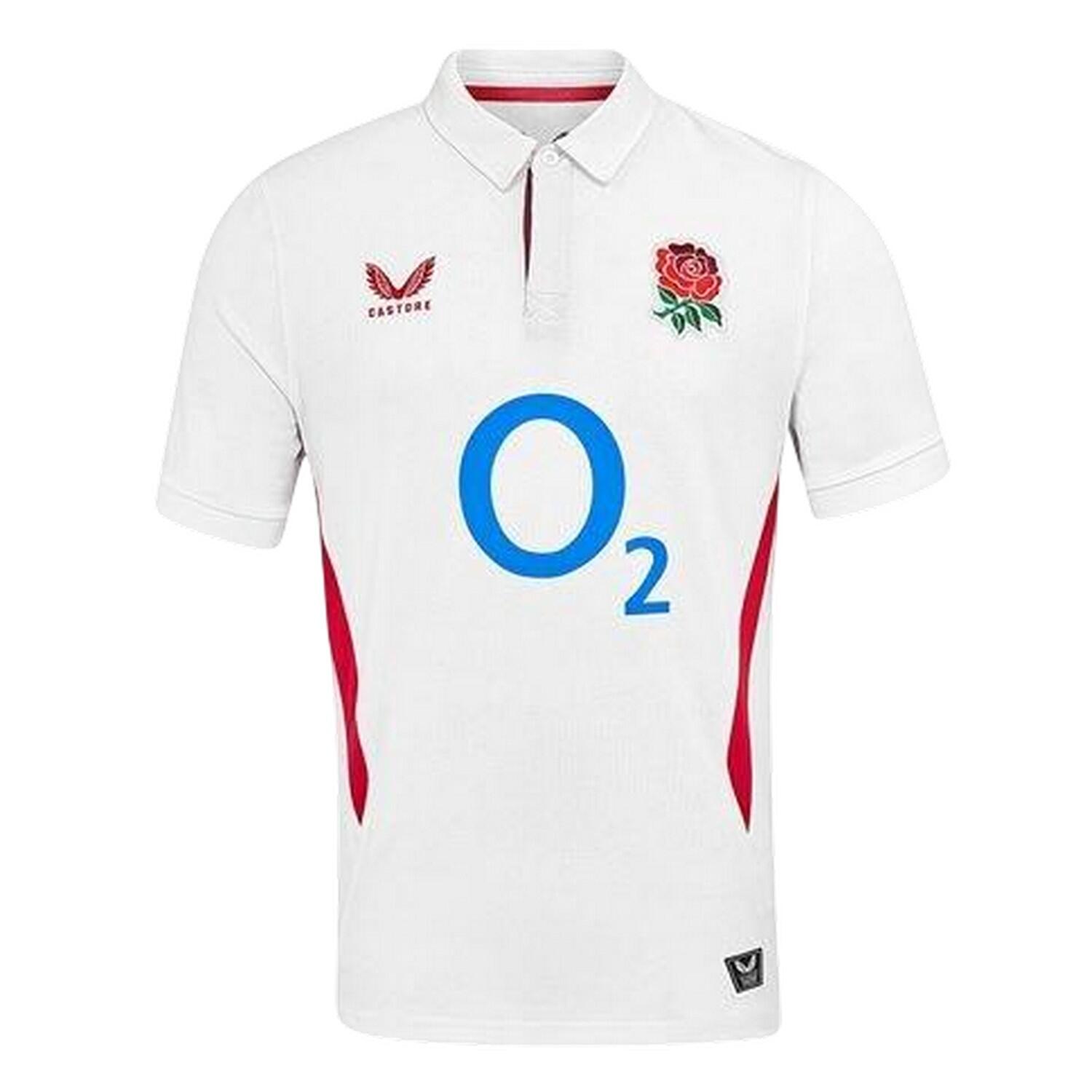 Castore Unisex Adult 2025 England Rugby Classic Rugby Shirt